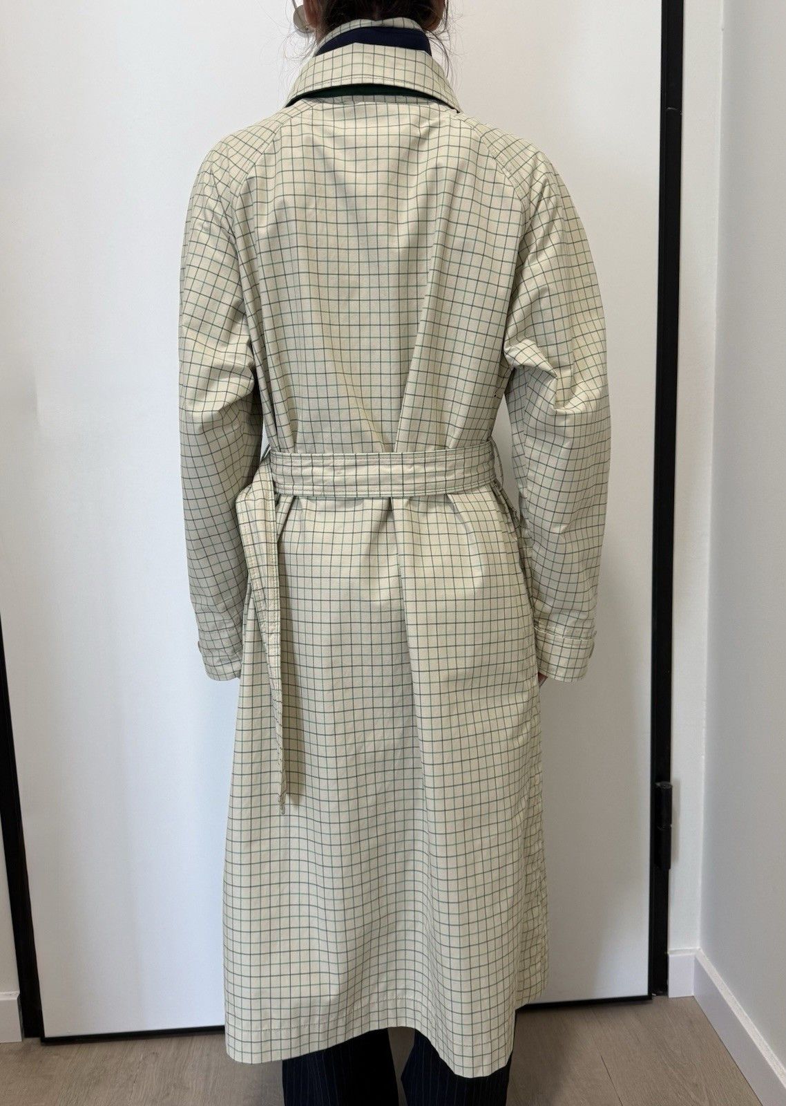Lacoste Lacoste Trench Coat Jacket Womens Checked size 38 Size XS / US 0-2 / IT 36-38 - 14 Thumbnail