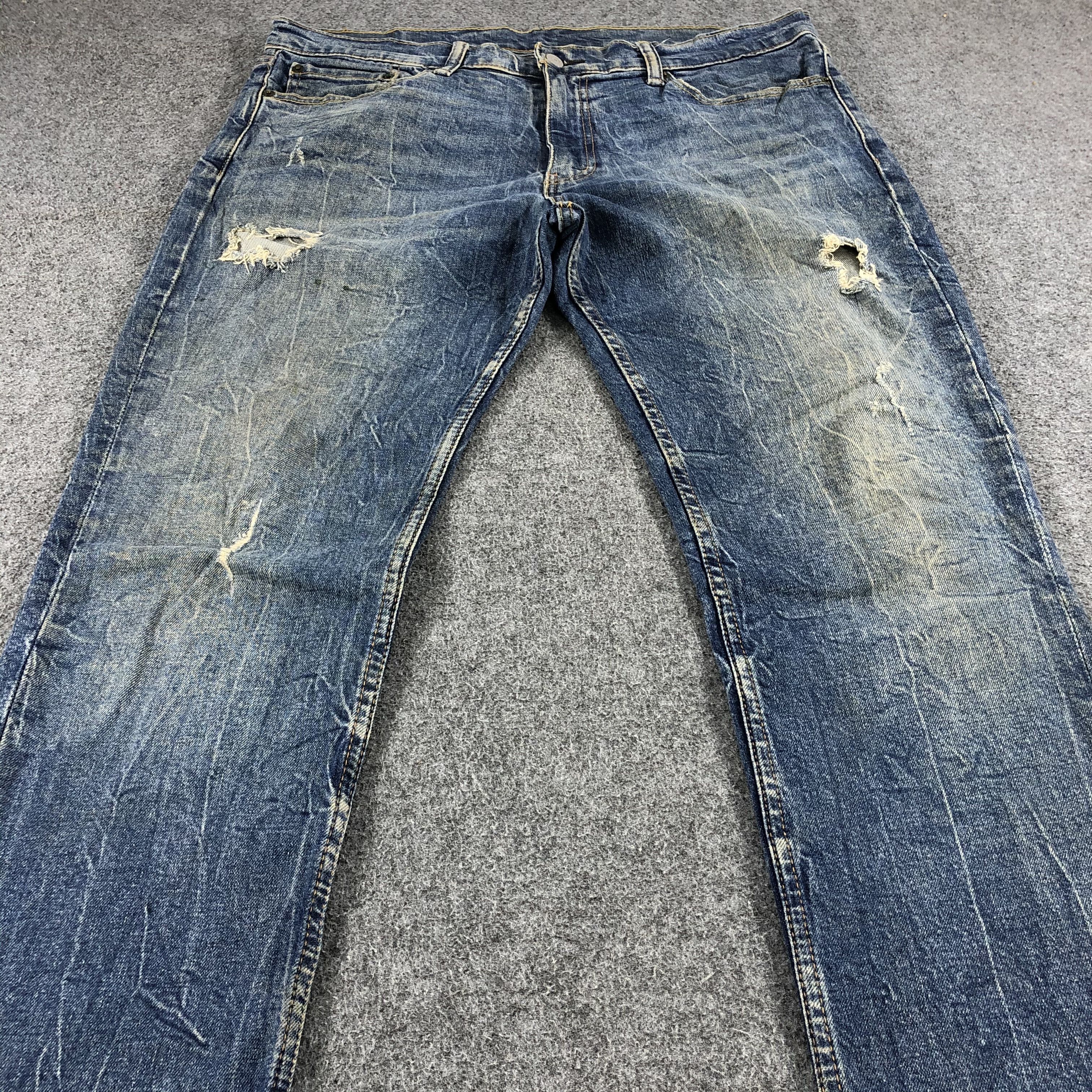 Levi's Vintage Distress Levis 511 Jeans- J1326 Size US 37 - 3 Thumbnail
