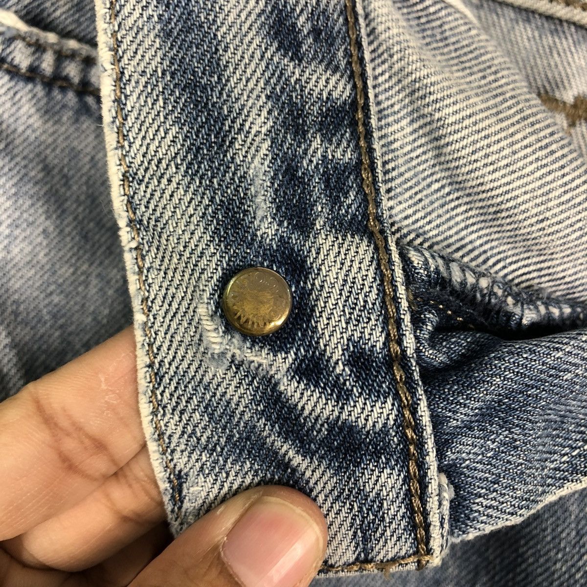 Japanese Brand × Vintage 🔥VINTAGE BIKER DENIM JEANS EDWIN JAPAN ISSEY MIYAKE Size US 32 / EU 48 - 17 Thumbnail