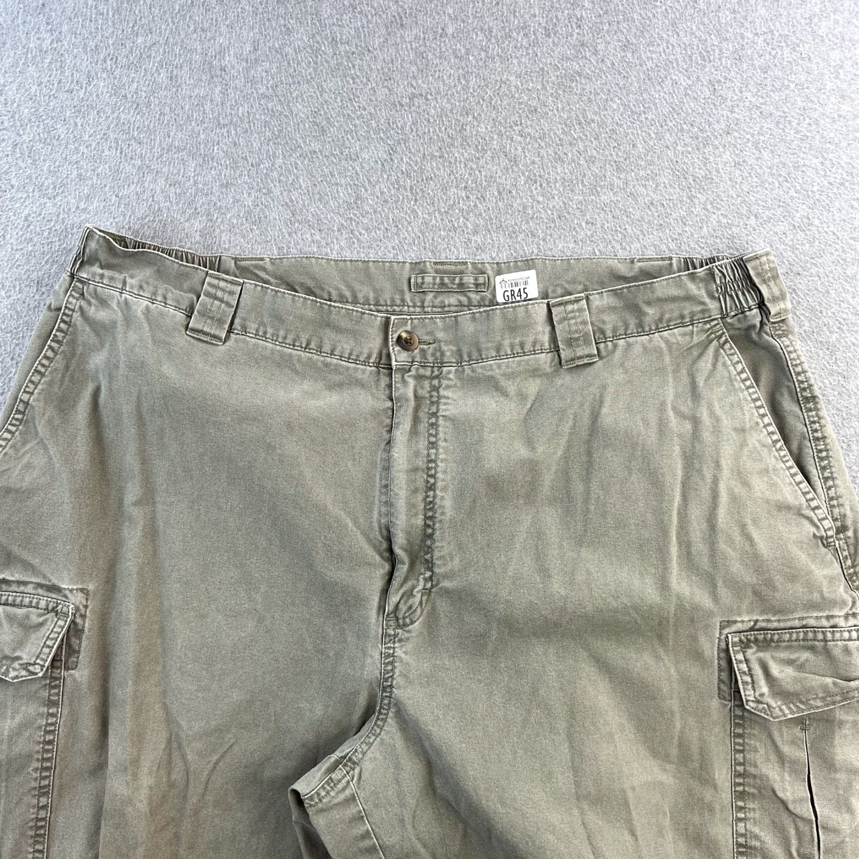 Vintage LL Bean Cargo Pants Mens 44 Green Comfort Waist Relaxed Fit Pockets Outdoors Size US 44 / EU 60 - 4 Thumbnail