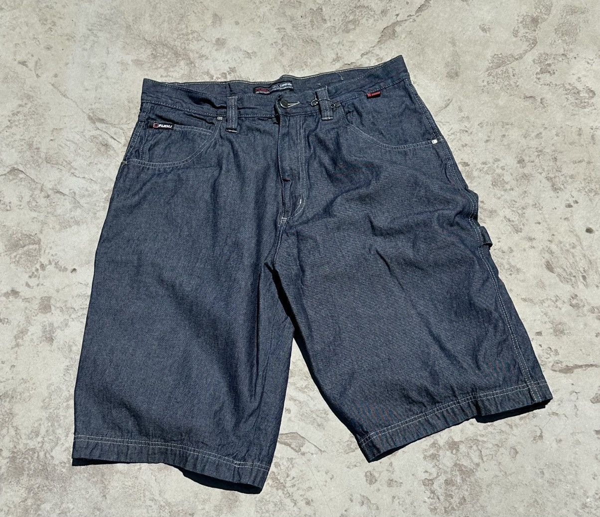 Fubu Vintage Y2k Fubu Jean Shorts Size US 38 / EU 54 - 2 Thumbnail