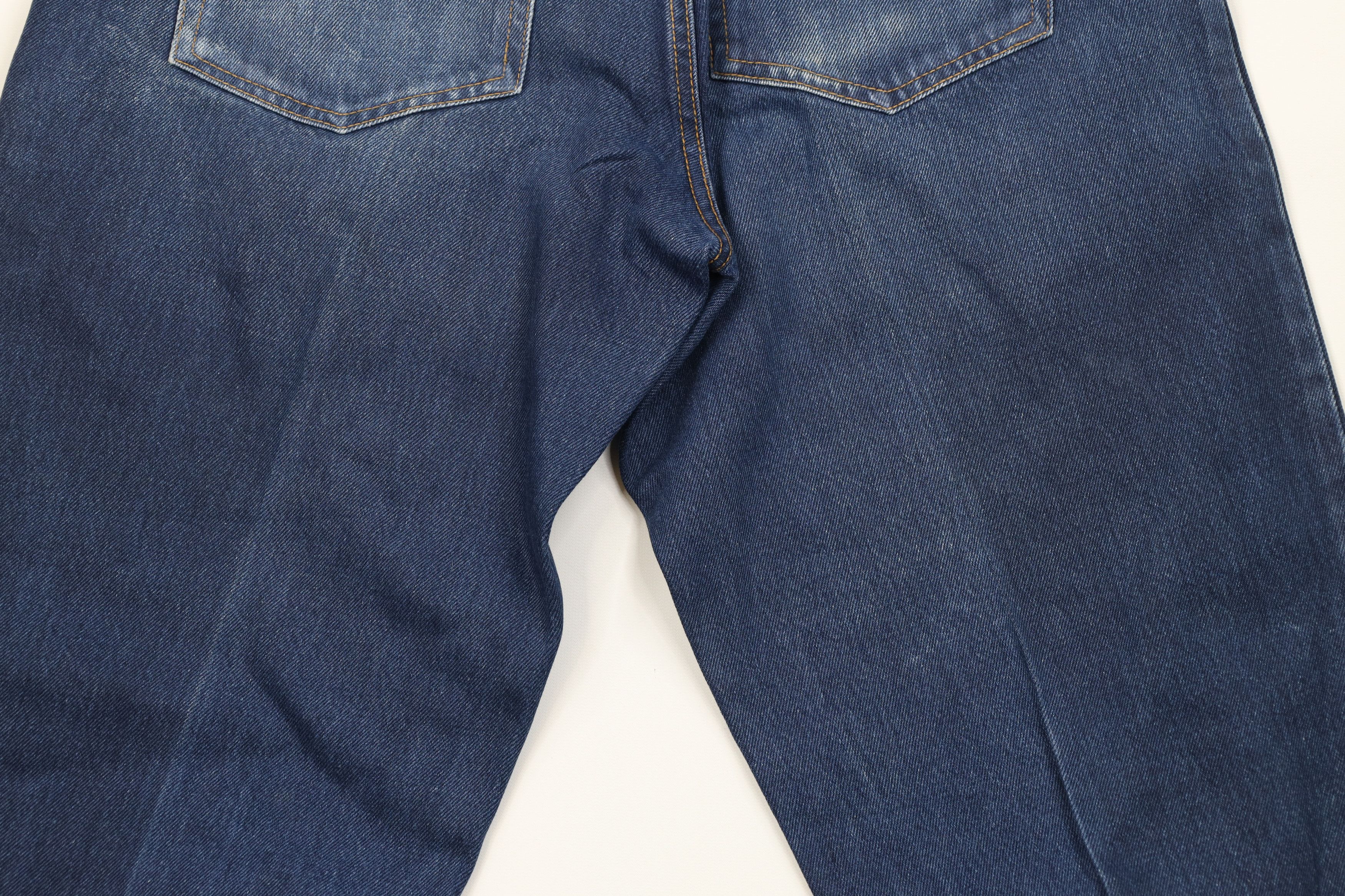 Guess Vintage 90s Guess Spell Out Tapered Leg Denim Jeans Blue USA Size US 30 / EU 46 - 12 Thumbnail