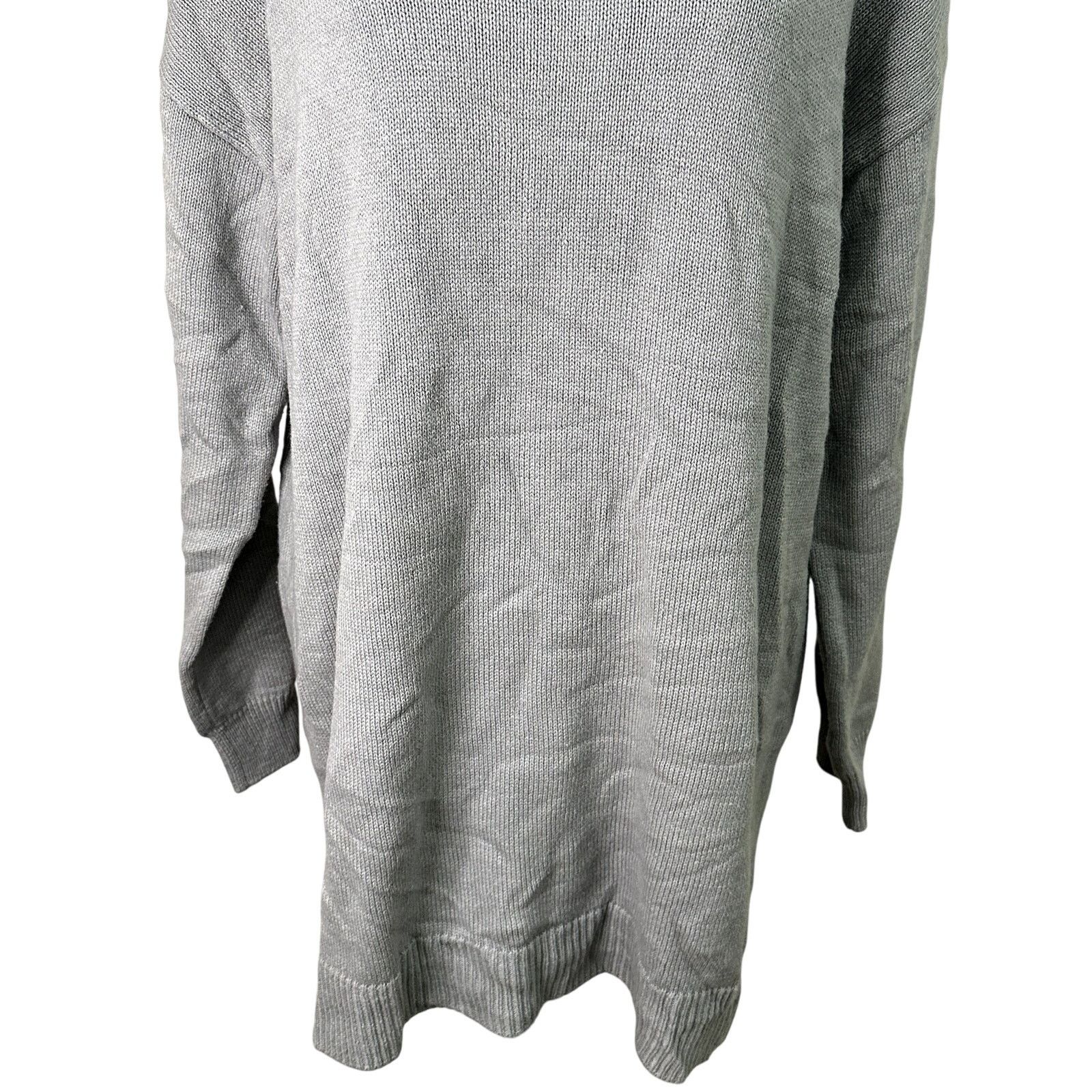 Other Melrose & Market Sweater Dress Tunic Gray Women's S NWT Size S / US 4 / IT 40 - 3 Thumbnail