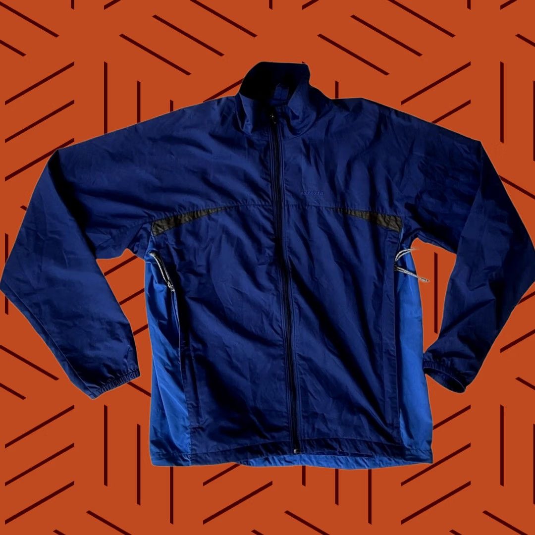 Patagonia Patagonia Jacket Full Zip Windbreaker Blue Size L Mens Size US L / EU 52-54 / 3 - 1 Thumbnail