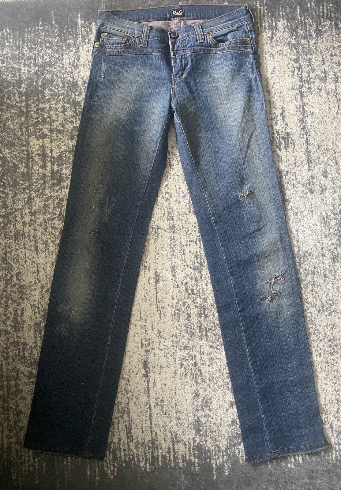 Dolce & Gabbana Vintage dolce & gabbana luxury jeans with colour stones Size 28" / US 6 / IT 42 - 1 Thumbnail
