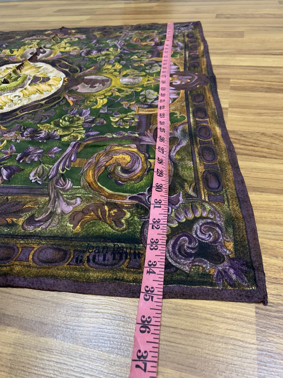Jean Paul Gaultier VINTAGE JEAN PAUL GAULTIER FLORAL SILK SCARF Size ONE SIZE - 9 Thumbnail