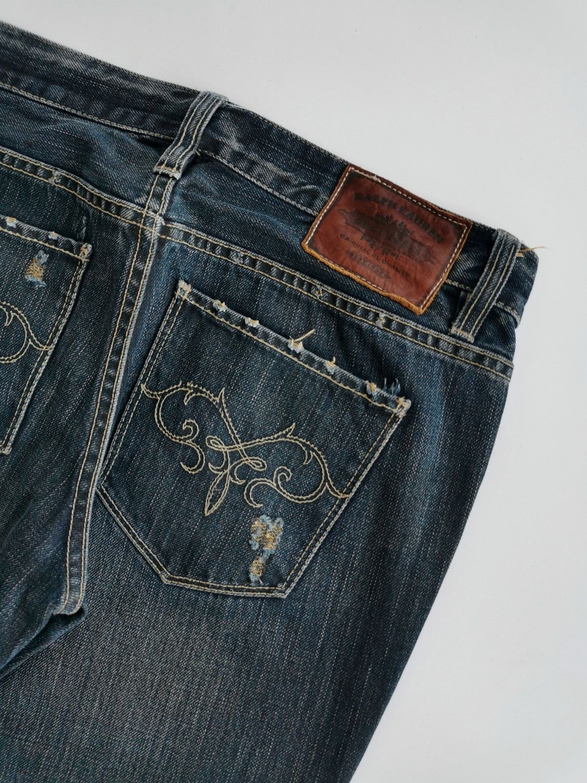 Ralph Lauren Ralph Lauren Bootcut Distressed Jeans Size 29" - 6 Thumbnail