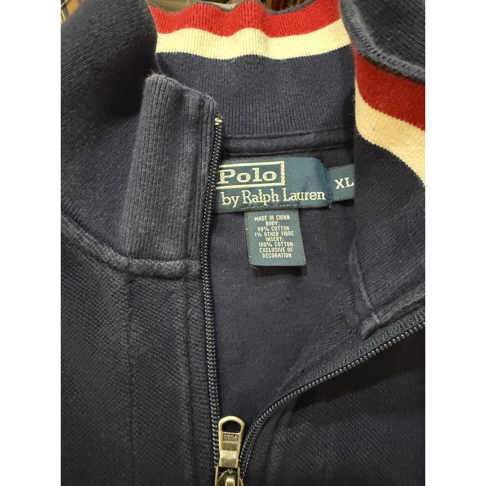 Polo Ralph Lauren Polo Ralph Lauren Full Zip Sweatshirt Mens XL Track Big Pony Size US XL / EU 56 / 4 - 3 Thumbnail