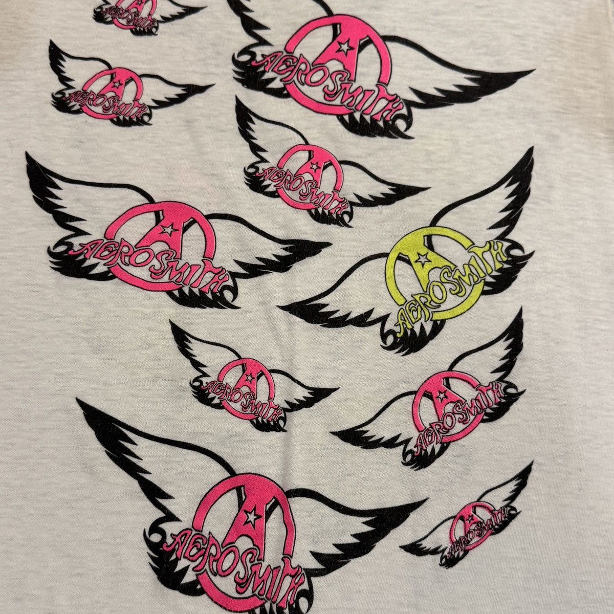 Aerosmith 70’s AEROSMITH “WINGS” CUTOFF TEE Size US S / EU 44-46 / 1 - 2 Thumbnail