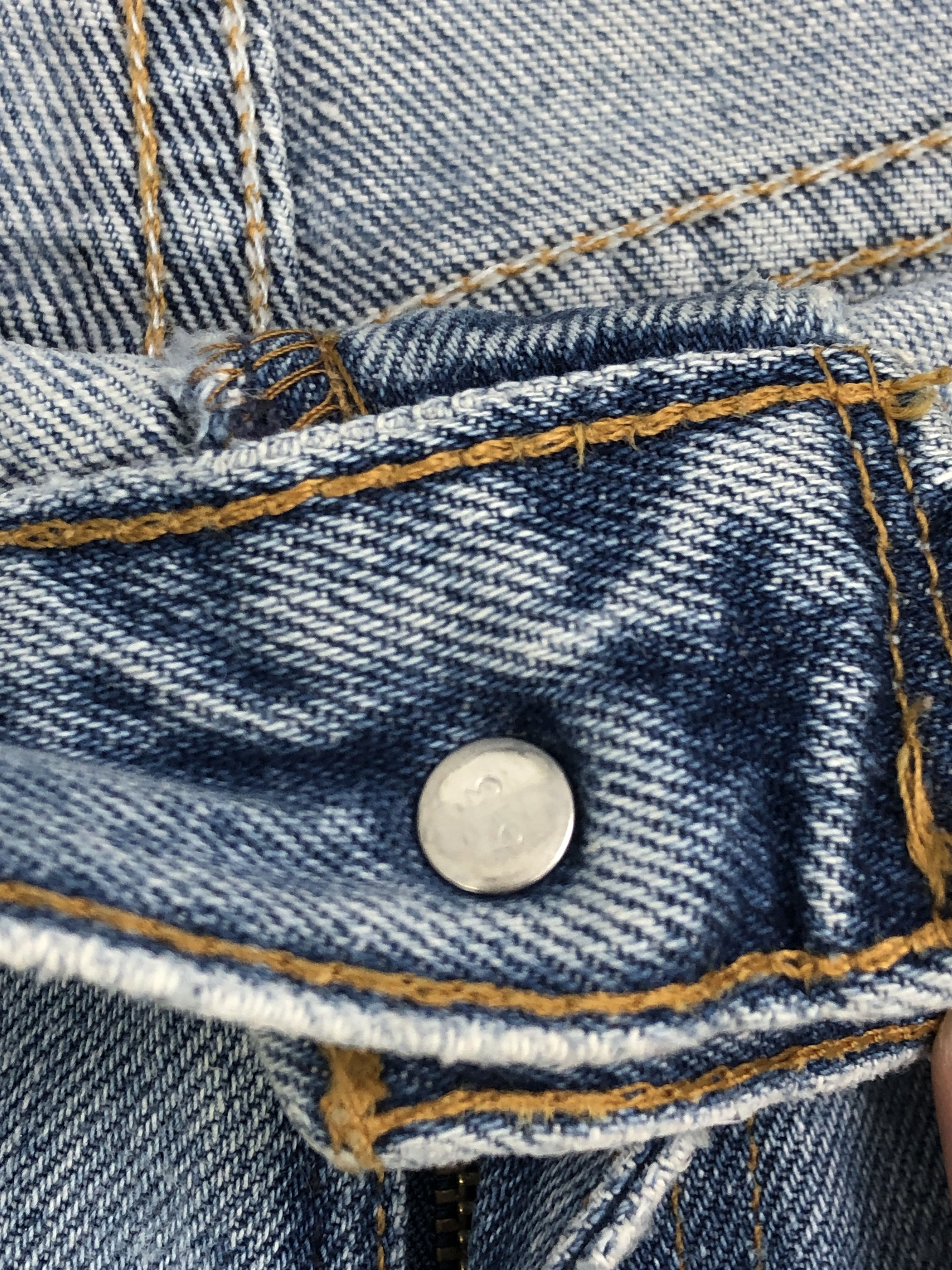 Levi's 90s Vintage Levis 550 Faded Blue Jeans 33x29.5 S0019 Size US 33 - 14 Thumbnail
