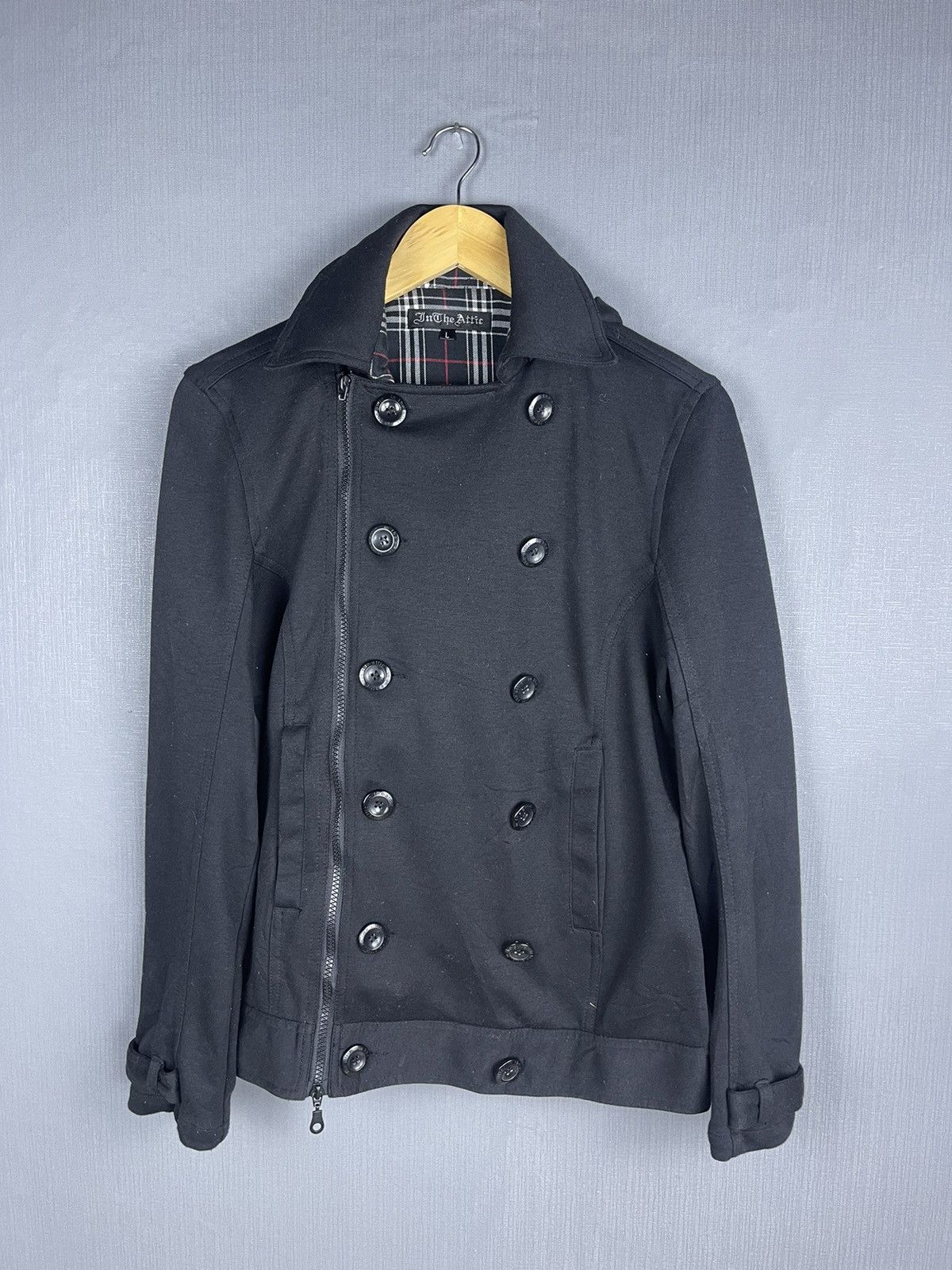 In The Attic 🔥STEALS IN THE ATTIC Double Layer Punk Style Hoodie Jacket Size US M / EU 48-50 / 2 - 4 Thumbnail