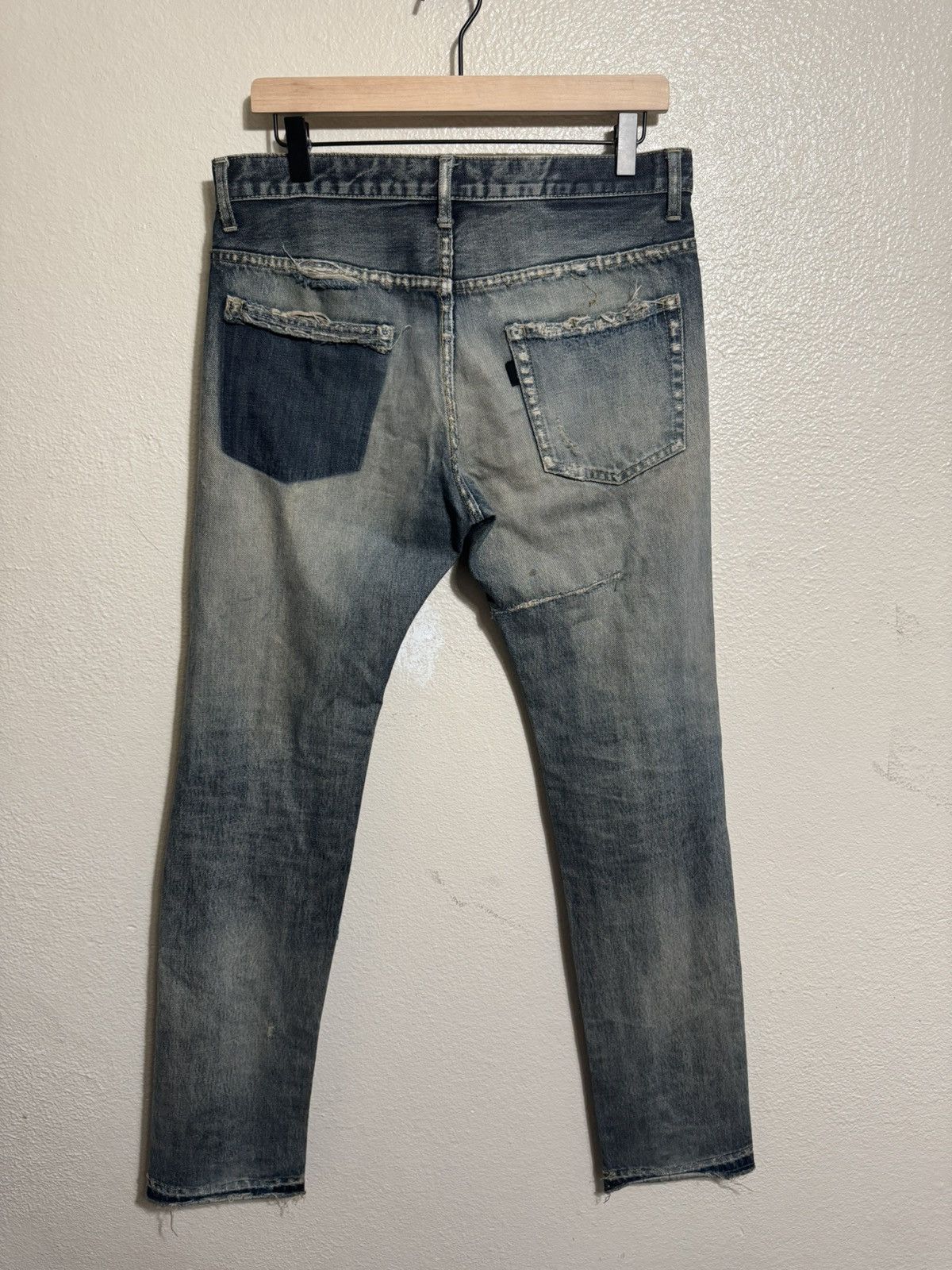 Undercover Undercover SS10 68 Blue Yarn Denim Size US 31 - 2 Thumbnail