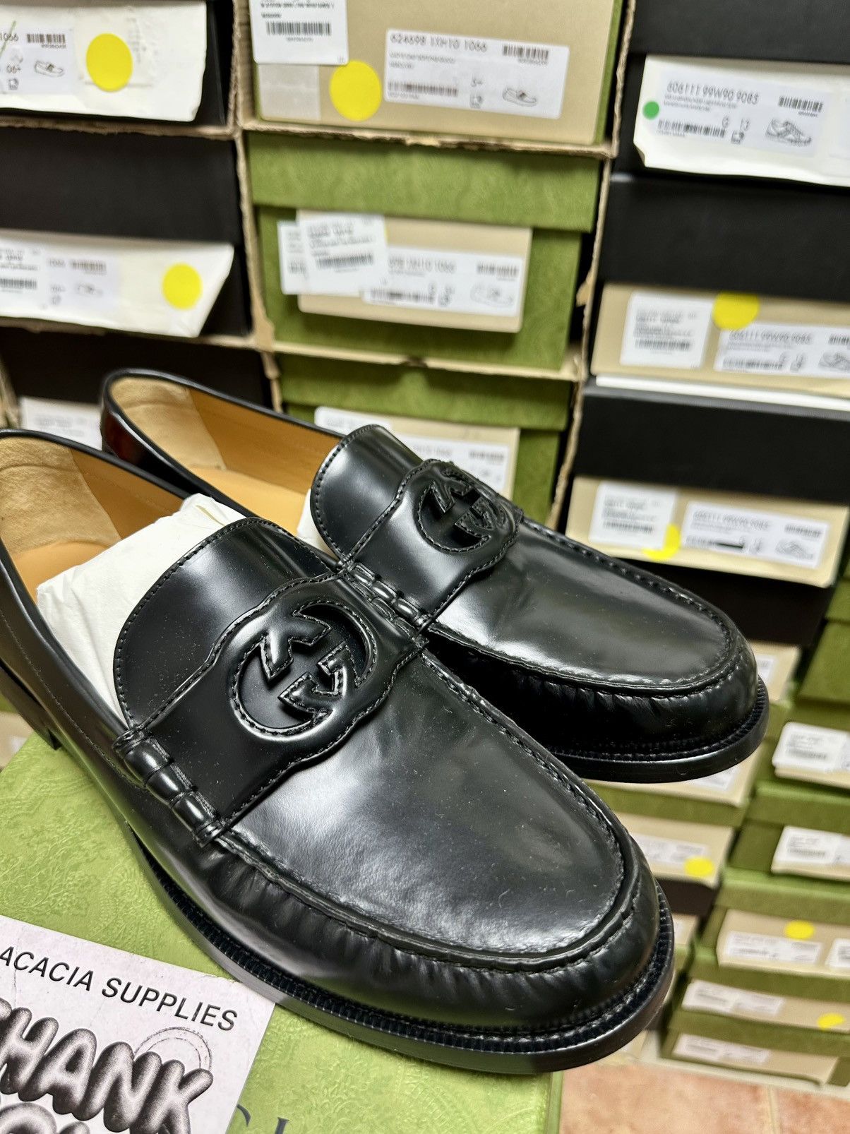 Gucci GUCCI - Men's Interlocking G loafer Size US 11.5 / EU 44-45 - 2 Thumbnail
