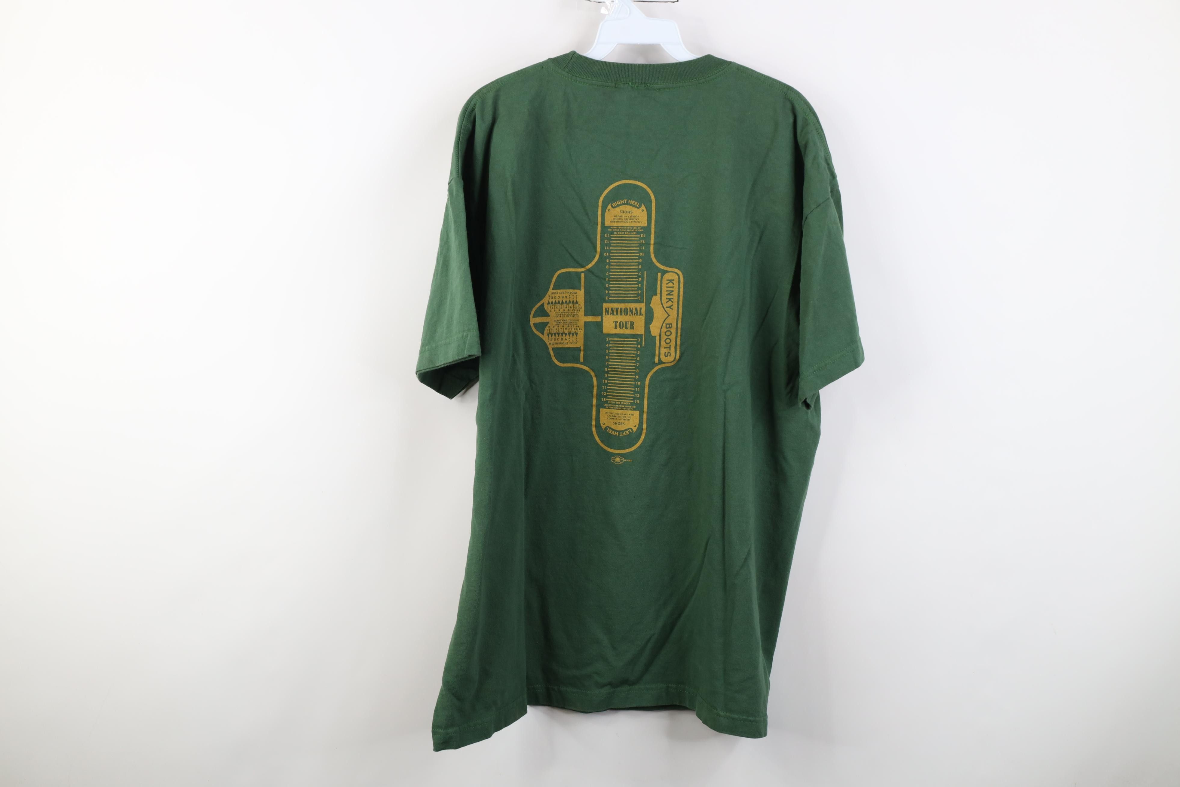 Vintage Vintage 90s Y2K Stagehands Toledo Kinky Boots Tour T-Shirt Size US XL / EU 56 / 4 - 15 Thumbnail