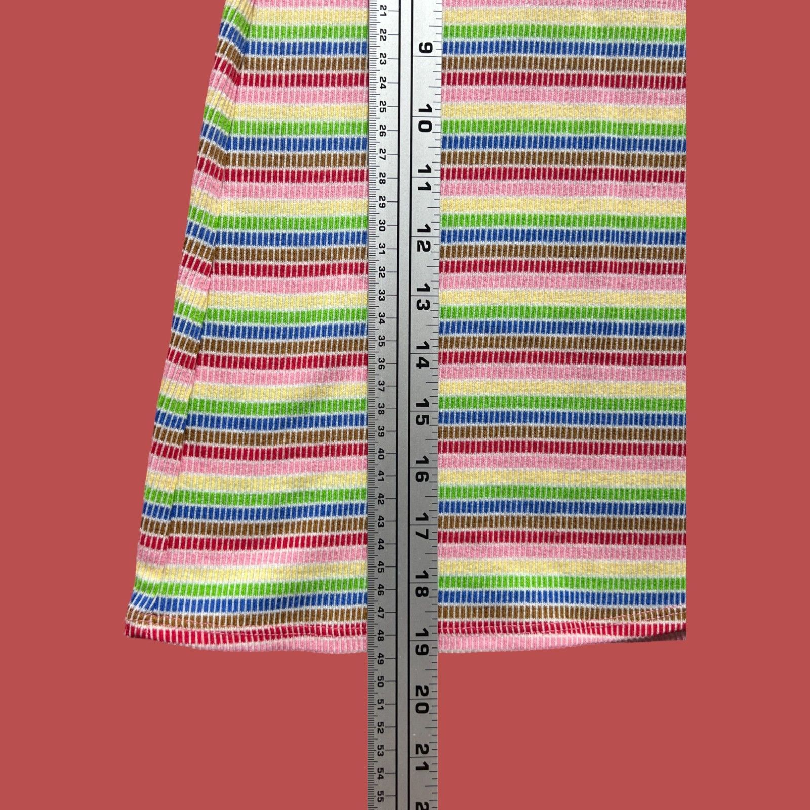 Other Pride - Women's Mid-Rise Mini Asymmetrical Skirt Rainbow Str Size 32" / US 10 / IT 46 - 9 Thumbnail