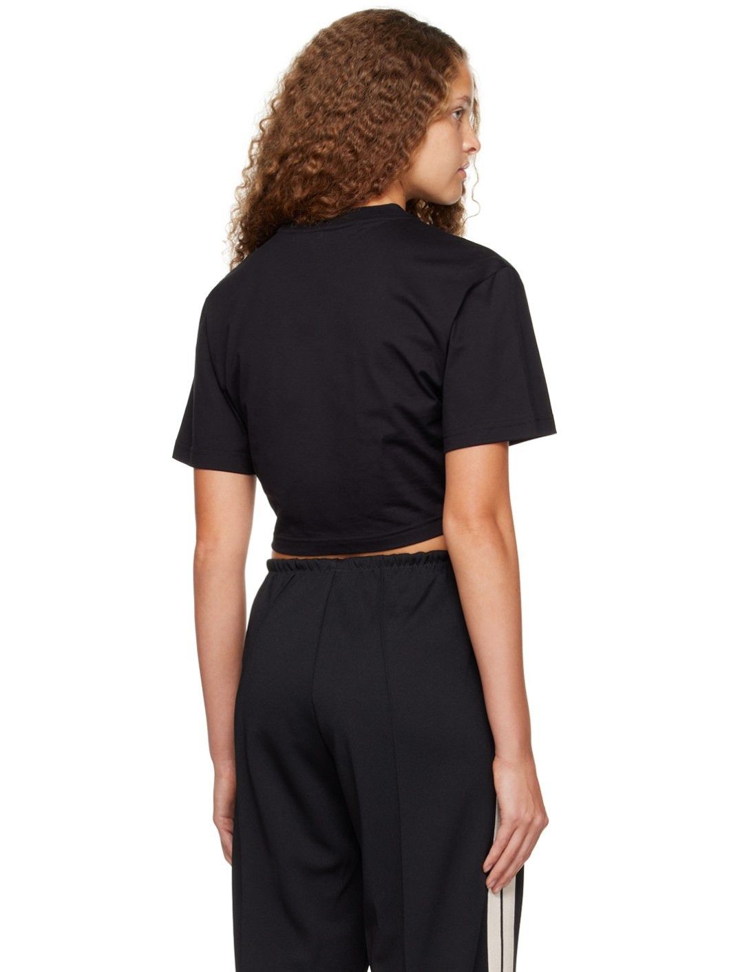 Palm Angels o1y1225 Crop Top in Black Size M / US 6-8 / IT 42-44 - 3 Thumbnail
