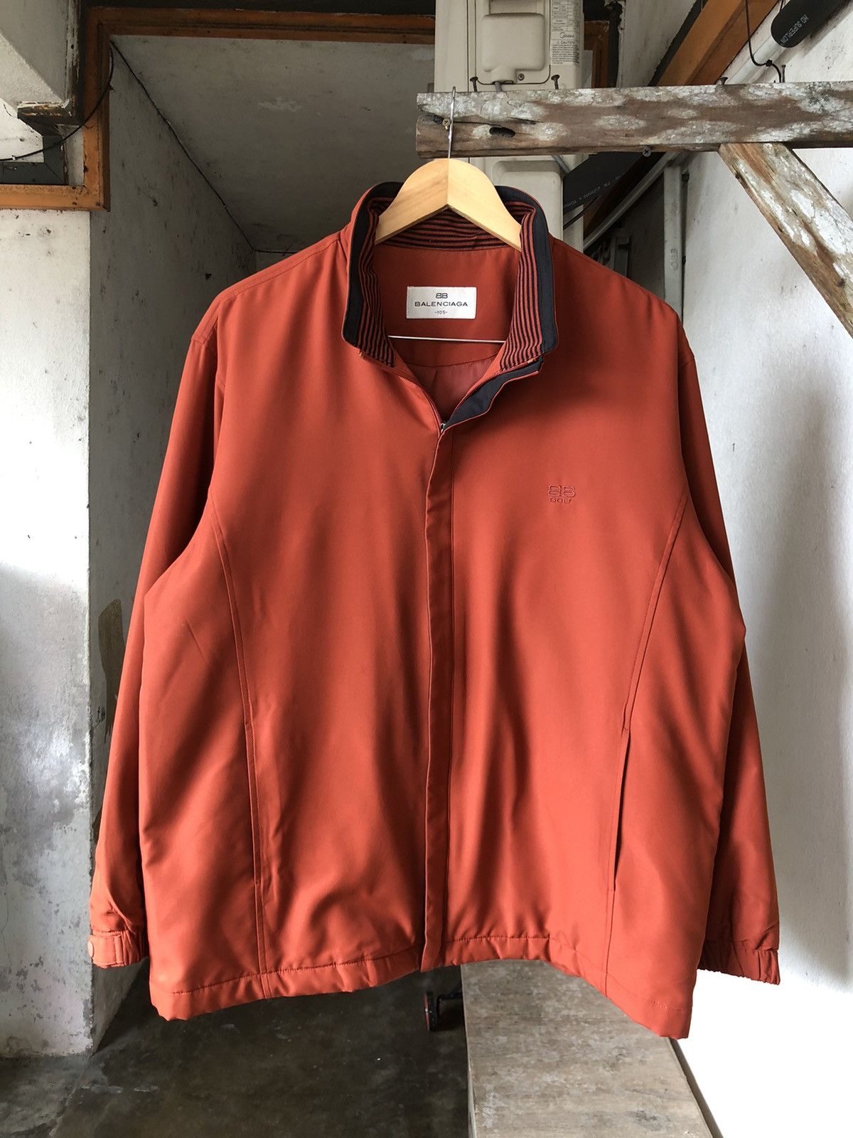 Balenciaga Luxury Vintage Rare Balenciaga x Golf Brick Orange Light Jacket Grailed