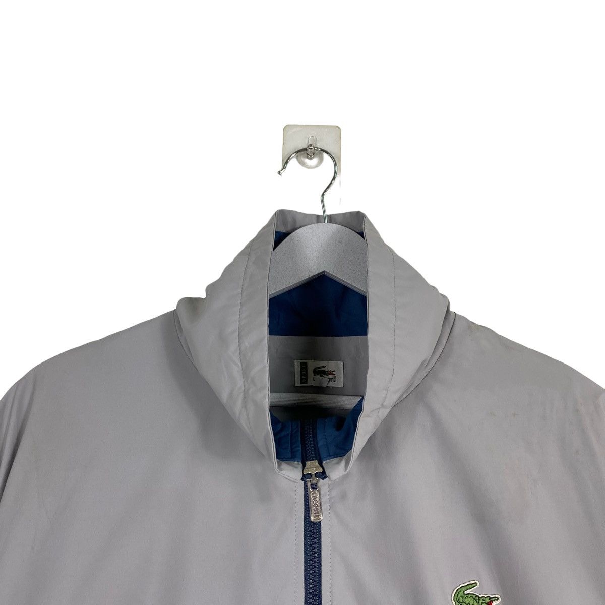 Japanese Brand × Lacoste 💥LACOSTE BIG LOGO STRIPED SPORT WINDBREAKER JACKET Size US L / EU 52-54 / 3 - 4 Thumbnail