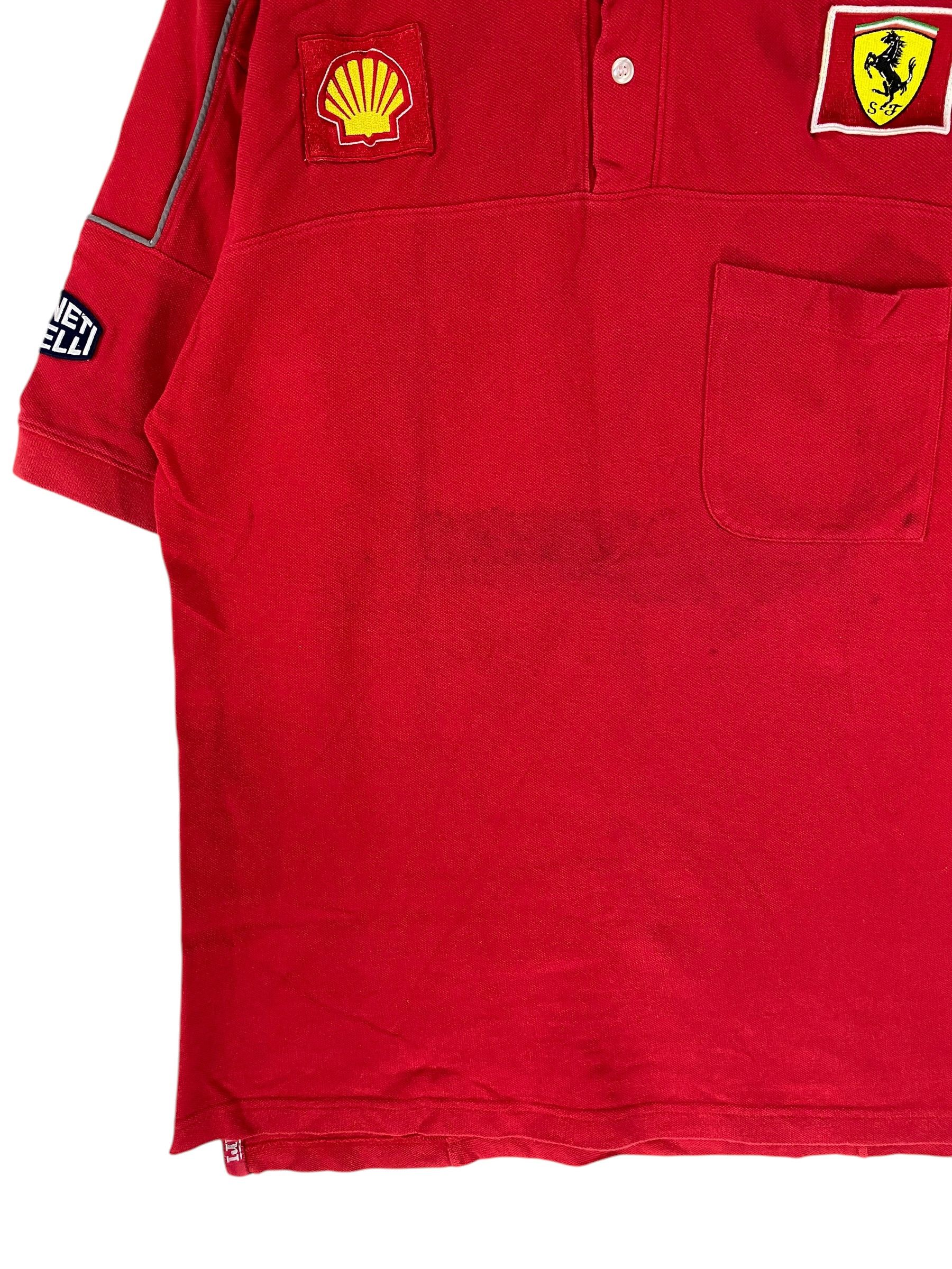 Vintage 90s Ferrari magneti marelli formula 1 polo Size US M / EU 48-50 / 2 - 4 Thumbnail