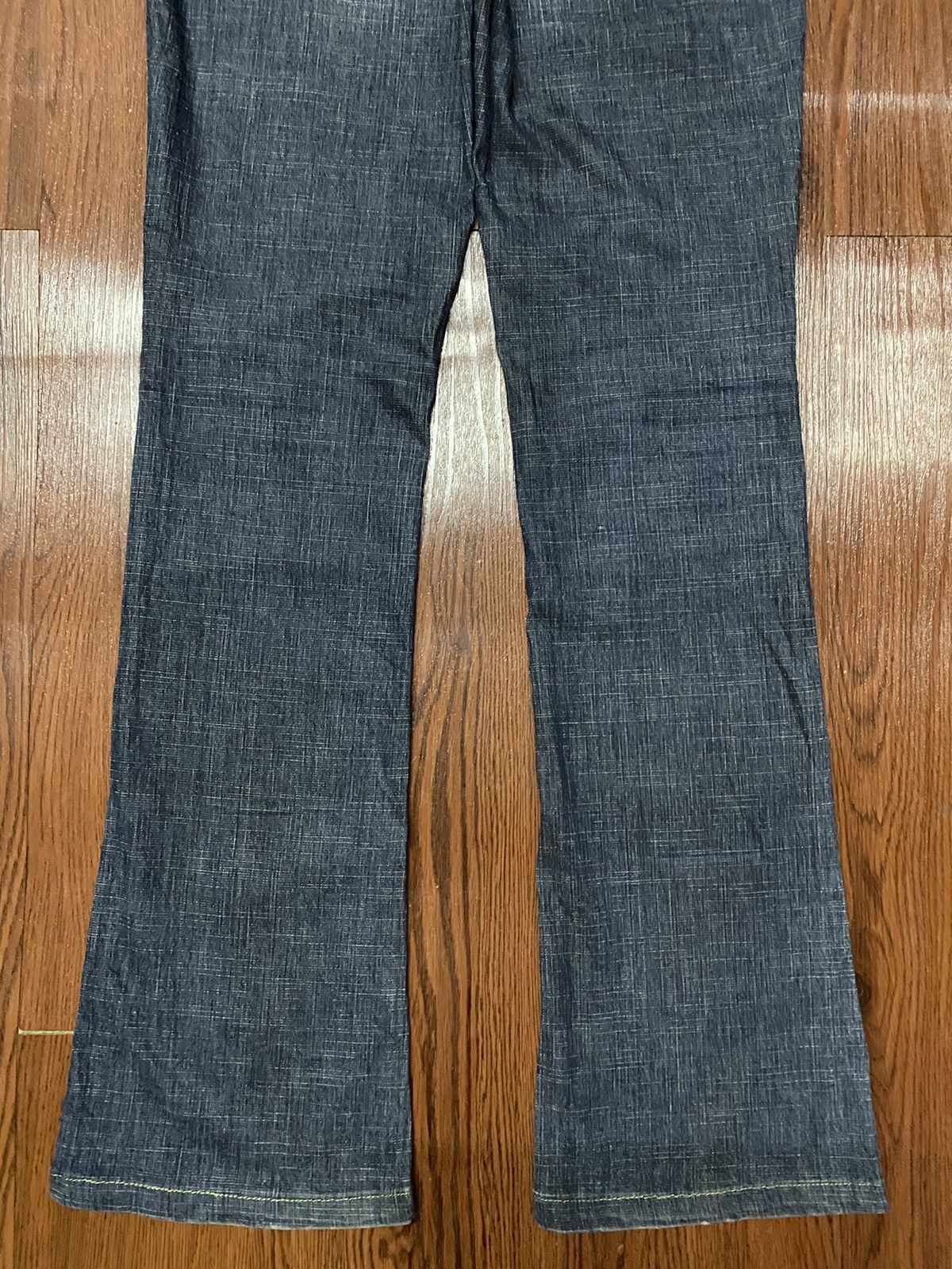 Marithe + Francois Girbaud Vintage Marithe Francois Girbaud Blue Wash Flare style Jeans Size 29" - 6 Thumbnail