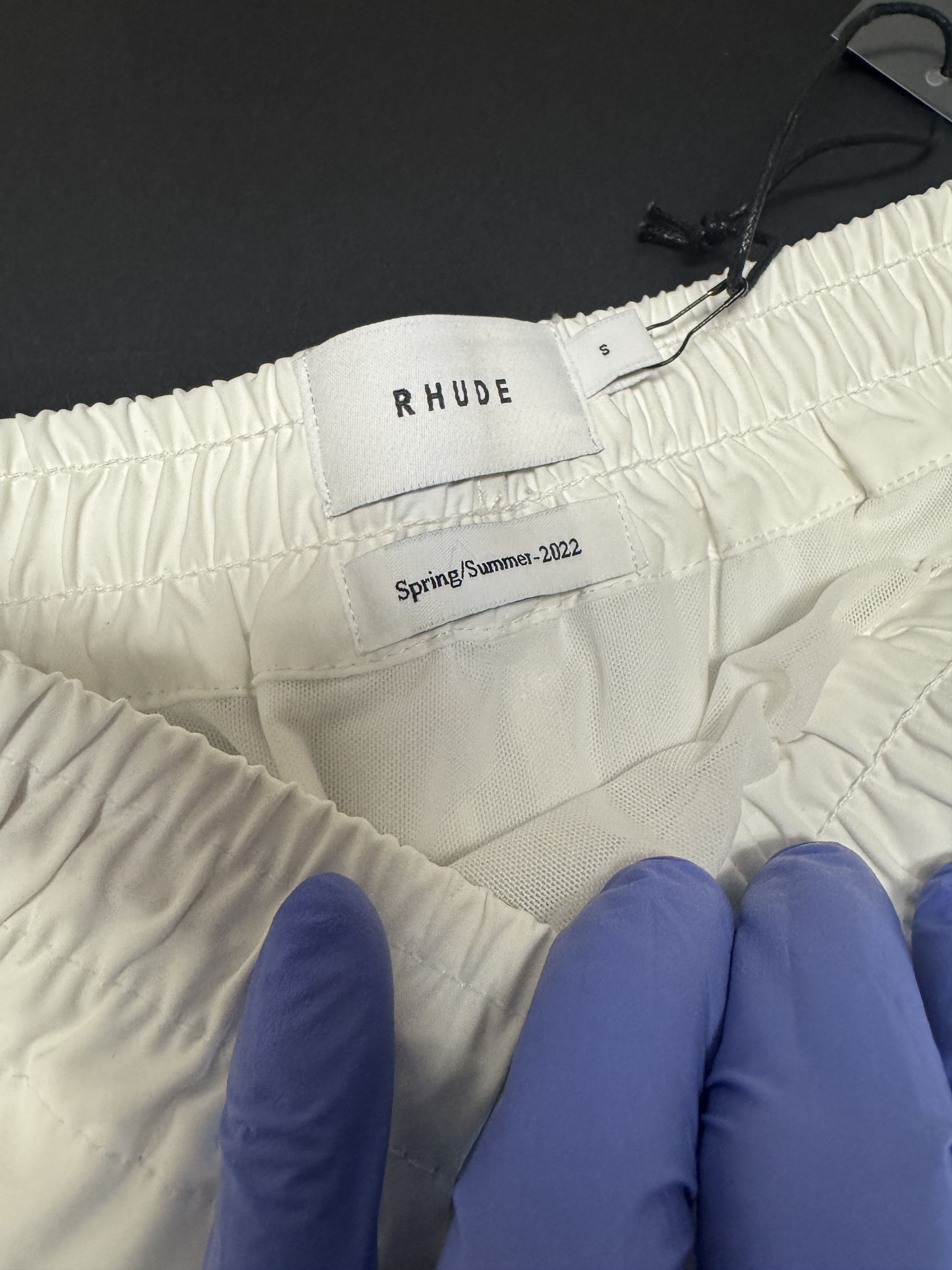 Rhude Rhude Scramble Logo Trunks White Size US 28 / EU 44 - 5 Thumbnail