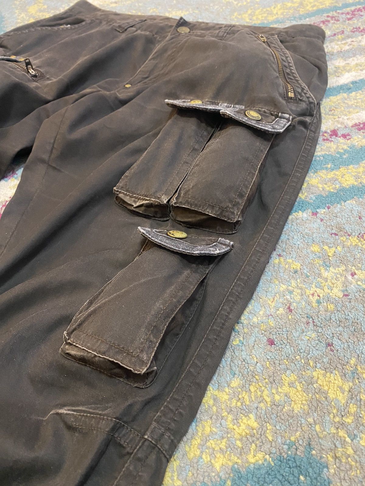 Tornado Mart 🔥Tornado Mart Japan Bondage Flare MultiPocket Pant Size US 32 / EU 48 - 5 Thumbnail
