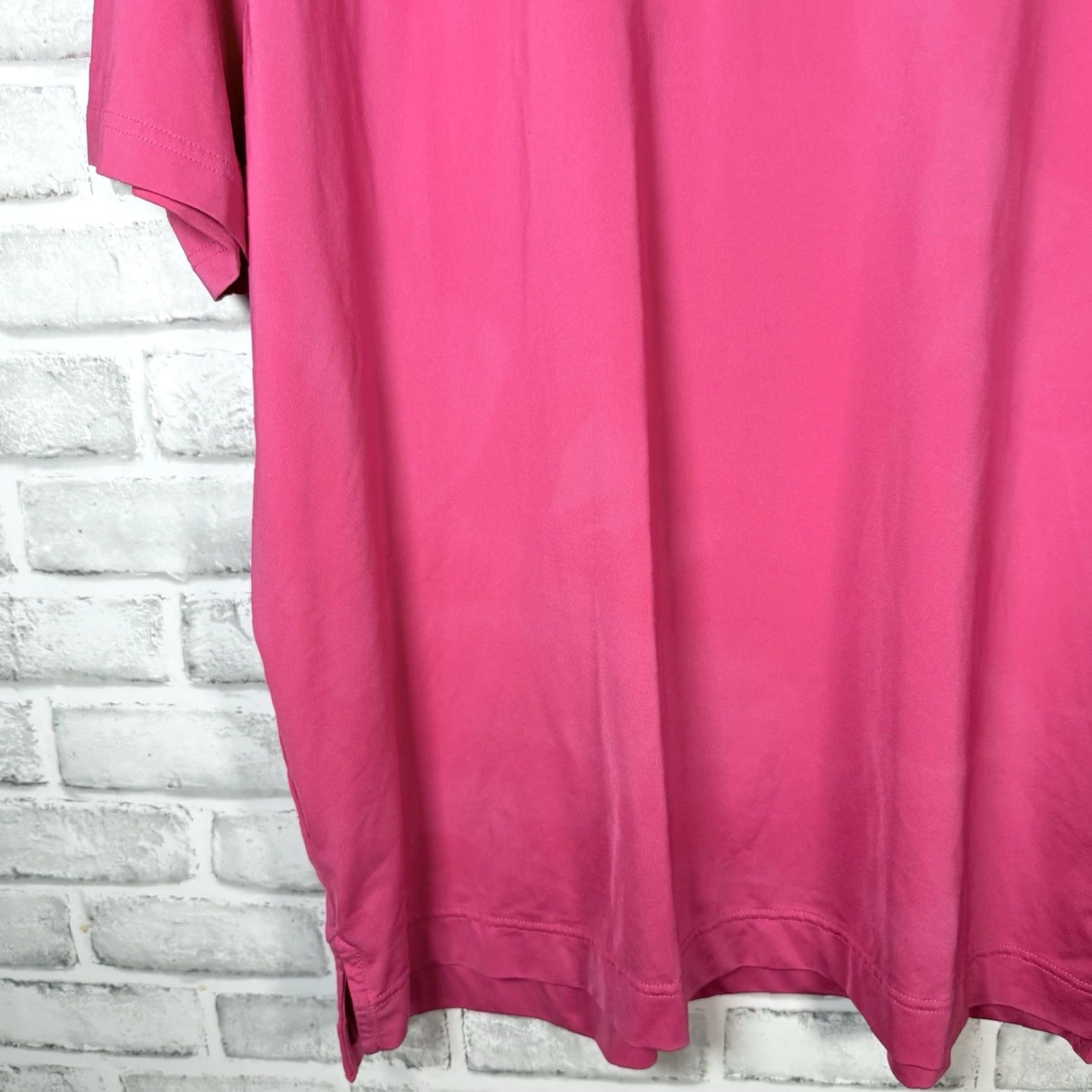Footjoy VINTAGE FootJoy Polo Shirt Men XL Athletic Pink Sportswear Size US XL / EU 56 / 4 - 3 Thumbnail