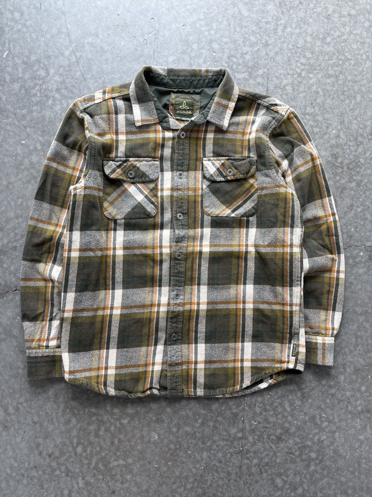 Prana Vintage Y2K Prana Flannel Shirt Green Large Size US L / EU 52-54 / 3 - 1 Thumbnail