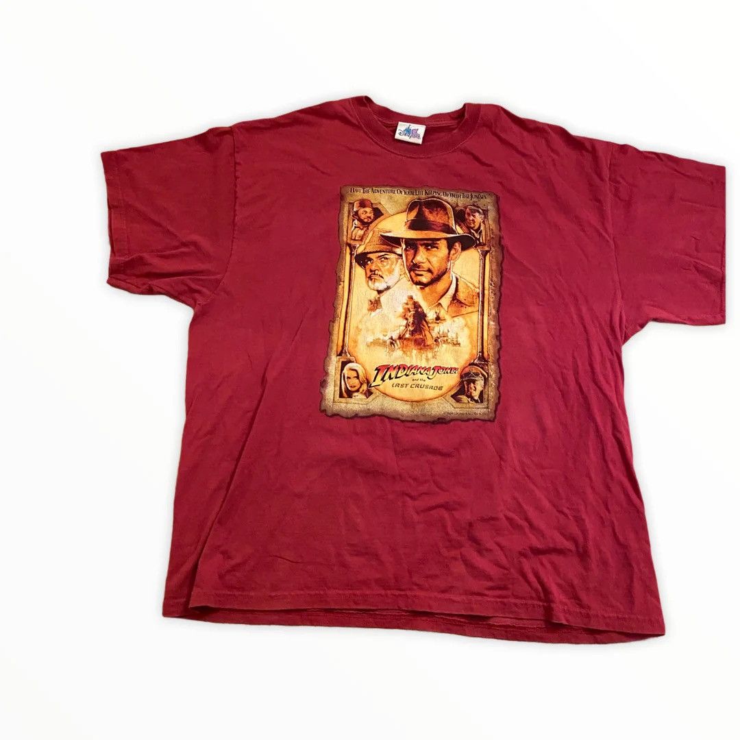 Vintage Y2K Indiana Jones and the Last Crusade Disney T-shirt Large Size US XL / EU 56 / 4 - 2 Thumbnail