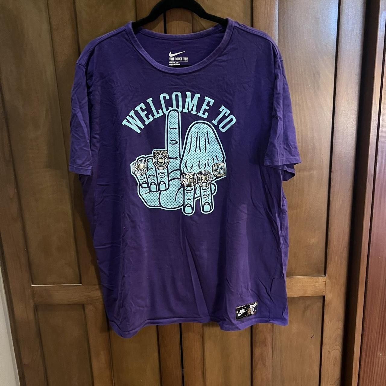 Five Rings Kobe Rings T Shirt Nike Men's Kobe Bryant Championship