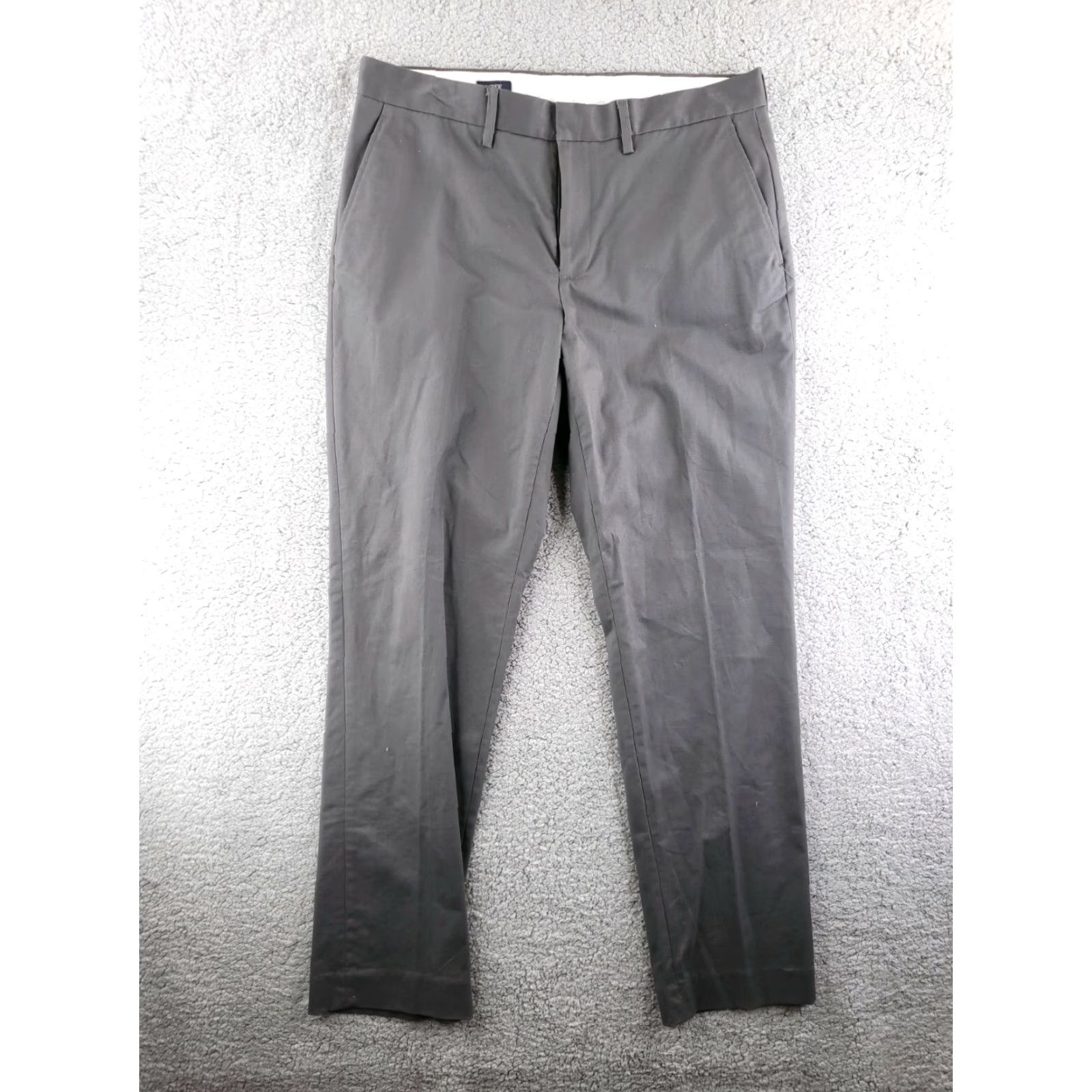J.Crew J.CREW Pants Mens 34x32 Gray Chino Straight Fit Bedford Flex Jacket? Size US 34 / EU 50 - 2 Thumbnail