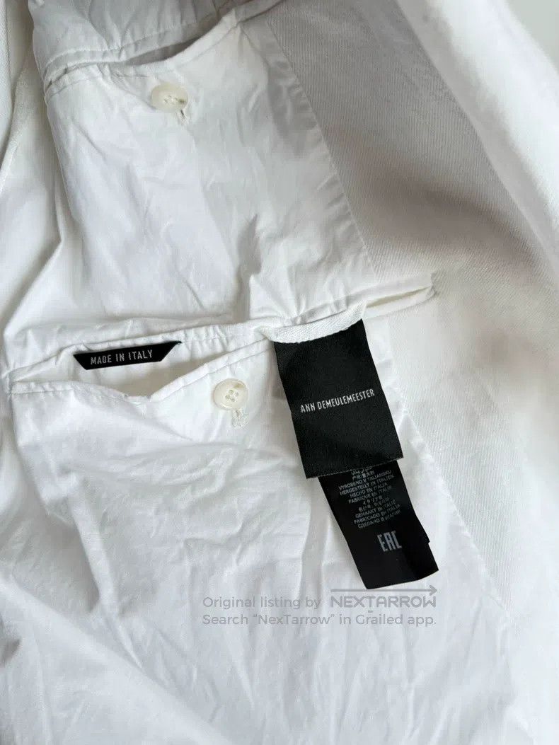 Ann Demeulemeester Ann Demeulemeester 36 denim streamer suit Size S / US 4 / IT 40 - 4 Thumbnail