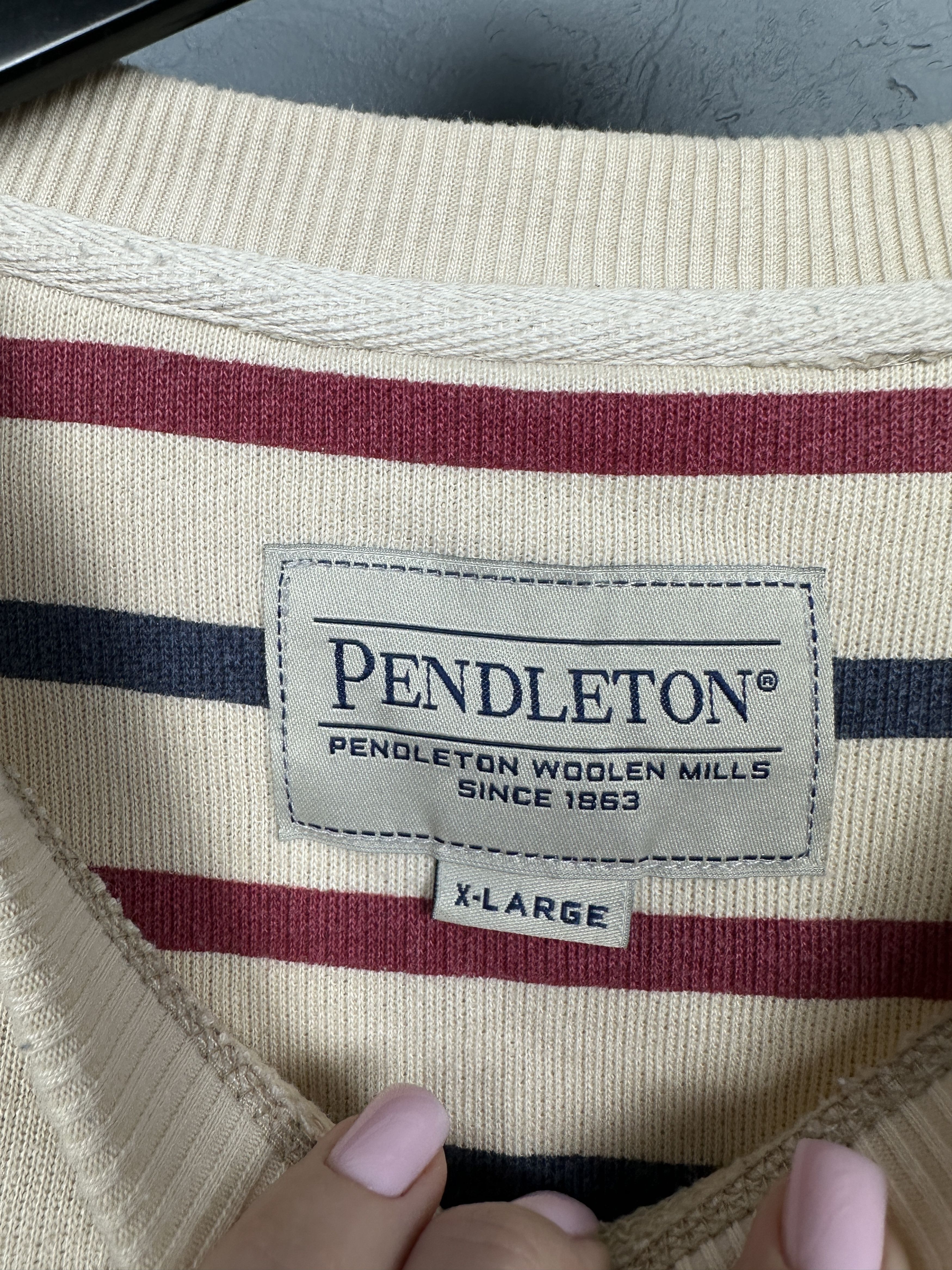 Pendleton Pendleton Mens Indian Logo Sweatshirt Size US XL / EU 56 / 4 - 4 Thumbnail