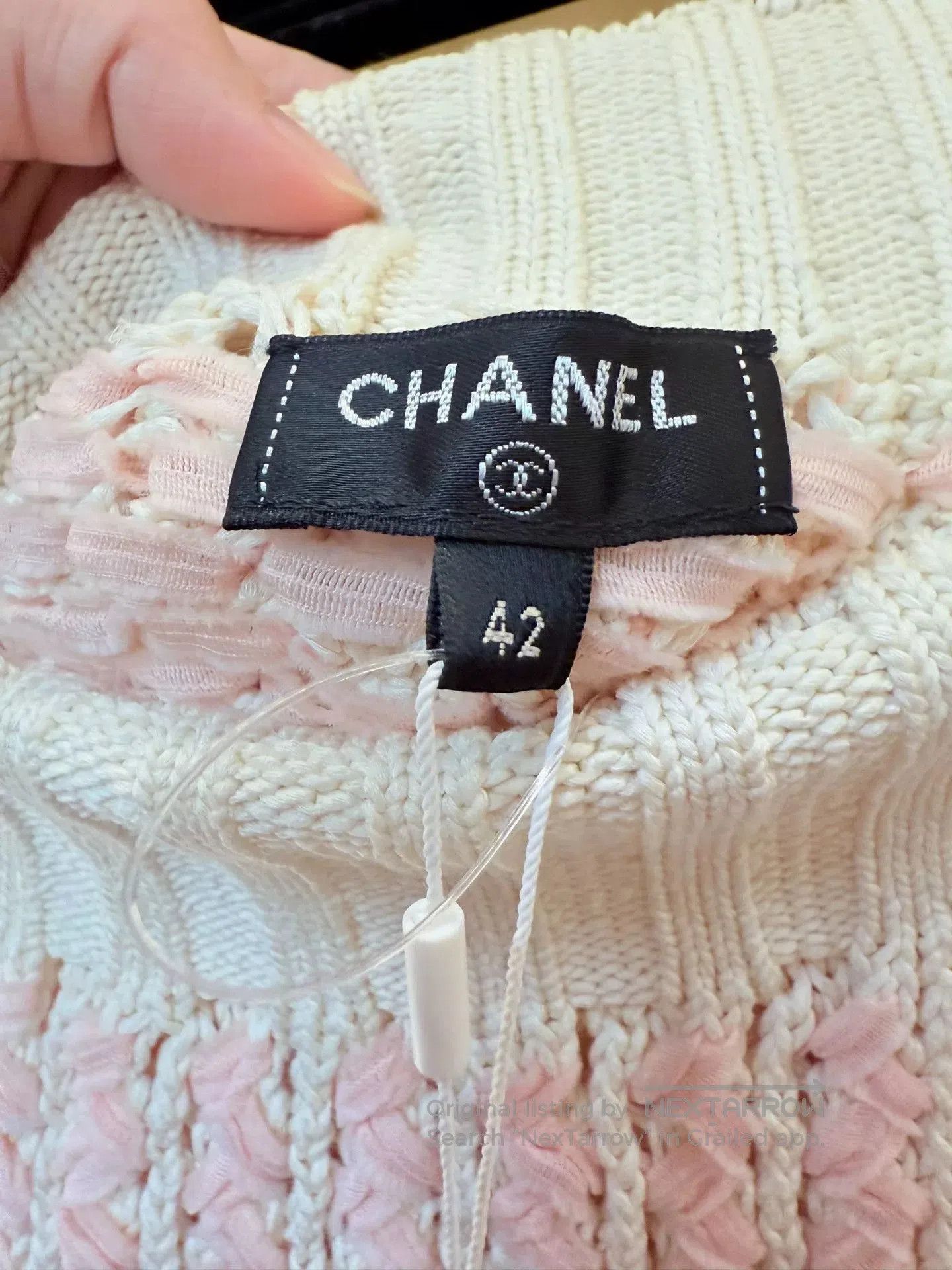 Chanel CHANEL Knit Dress Size 42 For Sale. Size M / US 6-8 / IT 42-44 - 4 Thumbnail