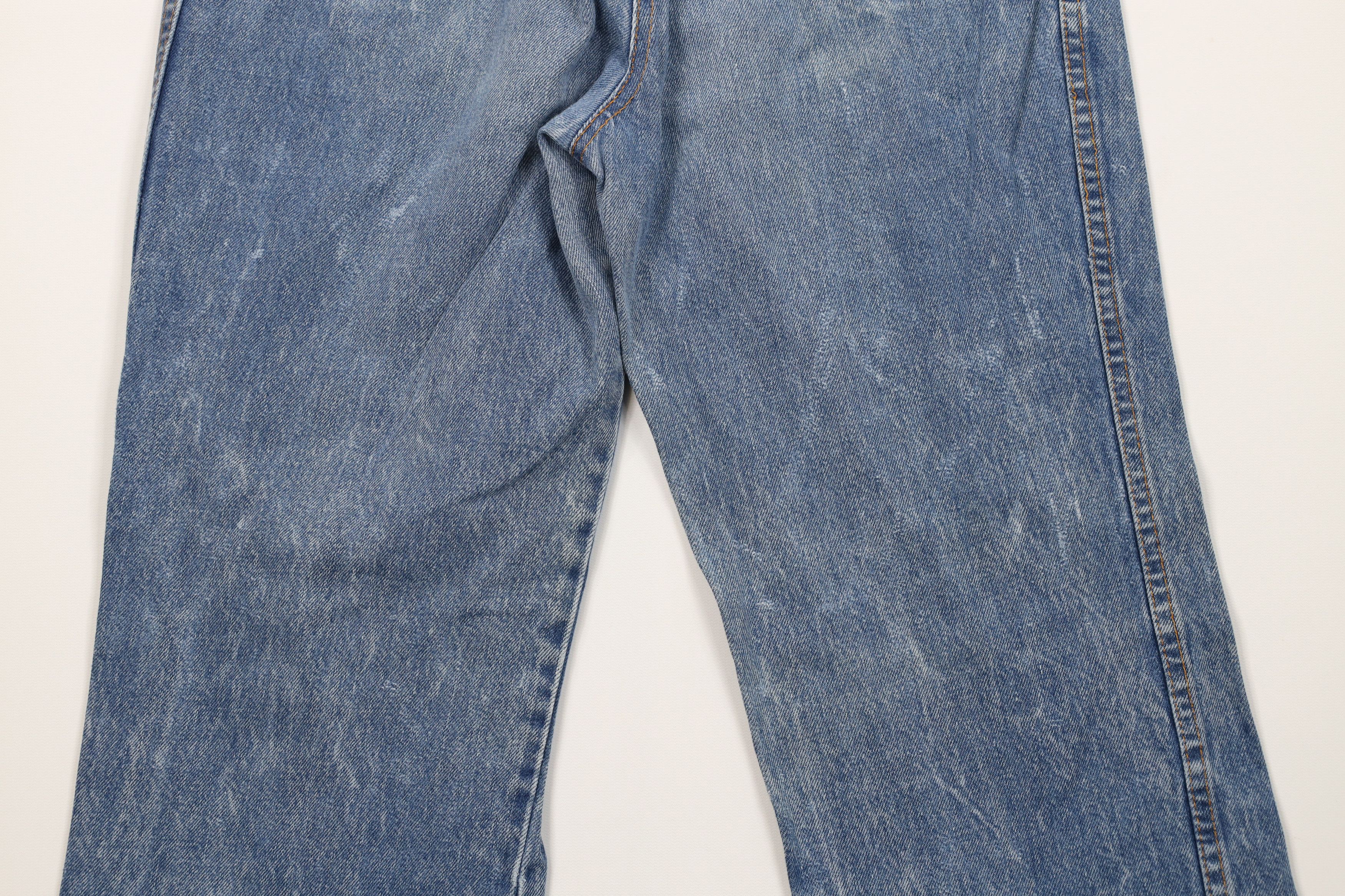 Vintage Vintage 80s 90s Streetwear Wide Leg Denim Jeans Blue USA Size 36" / US 14 / IT 50 - 12 Thumbnail