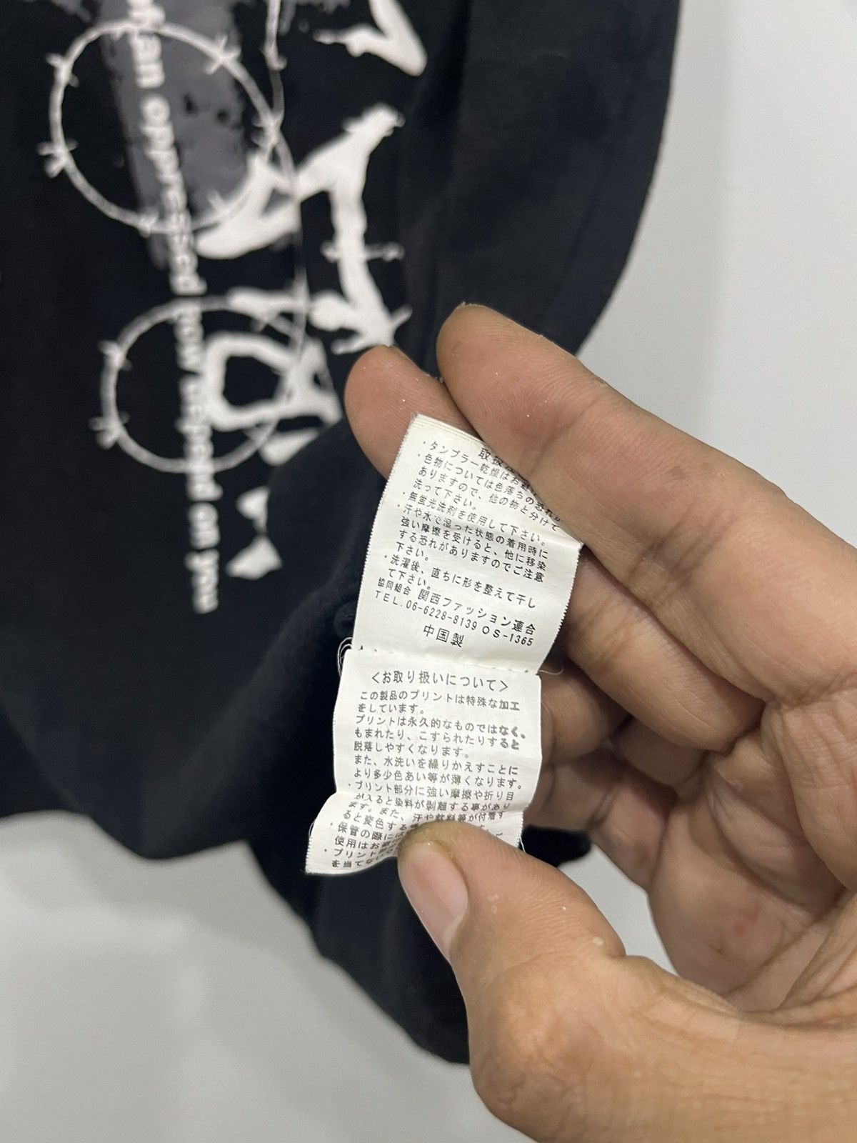 Japanese Brand Japanese Poem Seditionaries Gothic Punk Lgb Style Tee Size US XL / EU 56 / 4 - 5 Thumbnail