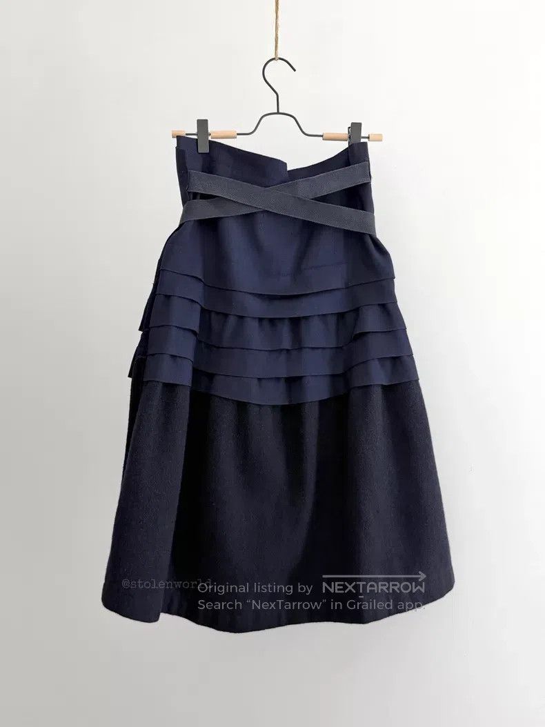 Comme des Garcons Comme Des Garcons size M Tie Wrap Layered Cake Skirt Size 22" - 3 Thumbnail