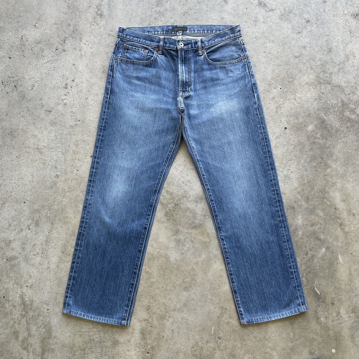 W34💥 Vintage Japanese Brand Faded Jeans Denim Pants