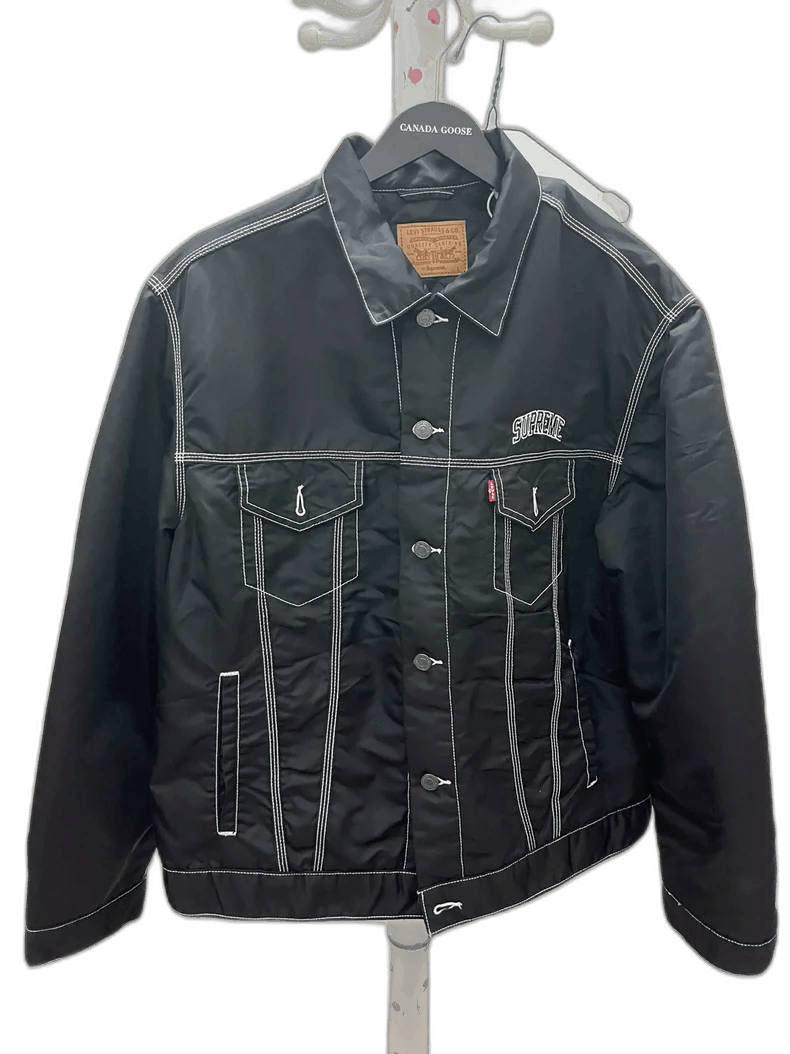 Levi's Supreme Levi's Nylon Jacket Black-yf Size US L / EU 52-54 / 3 - 1 Thumbnail