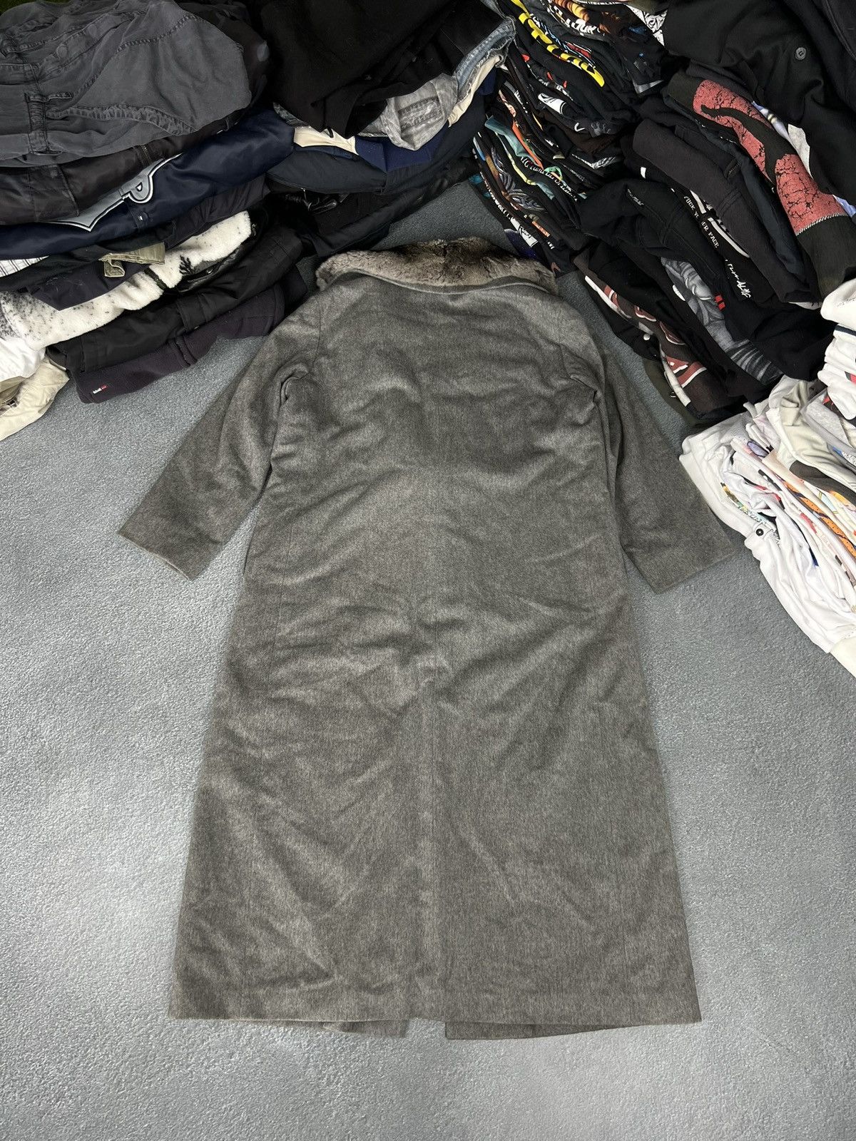 Jil Sander Vintage Jil Sander fur trench coat grey very rare Size S / US 4 / IT 40 - 12 Thumbnail