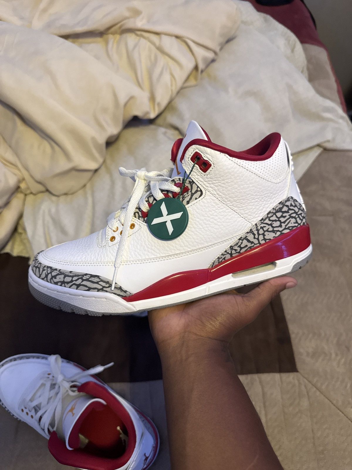 Nike Jordan 3 Cardinal Size US 10 / EU 43 - 4 Thumbnail