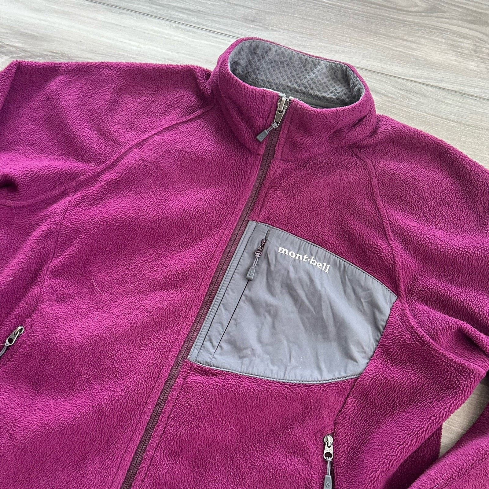 Montbell MontBell Climaplus Pink Fleece Full Zip Jacket Womens Medium Size M / US 6-8 / IT 42-44 - 2 Thumbnail