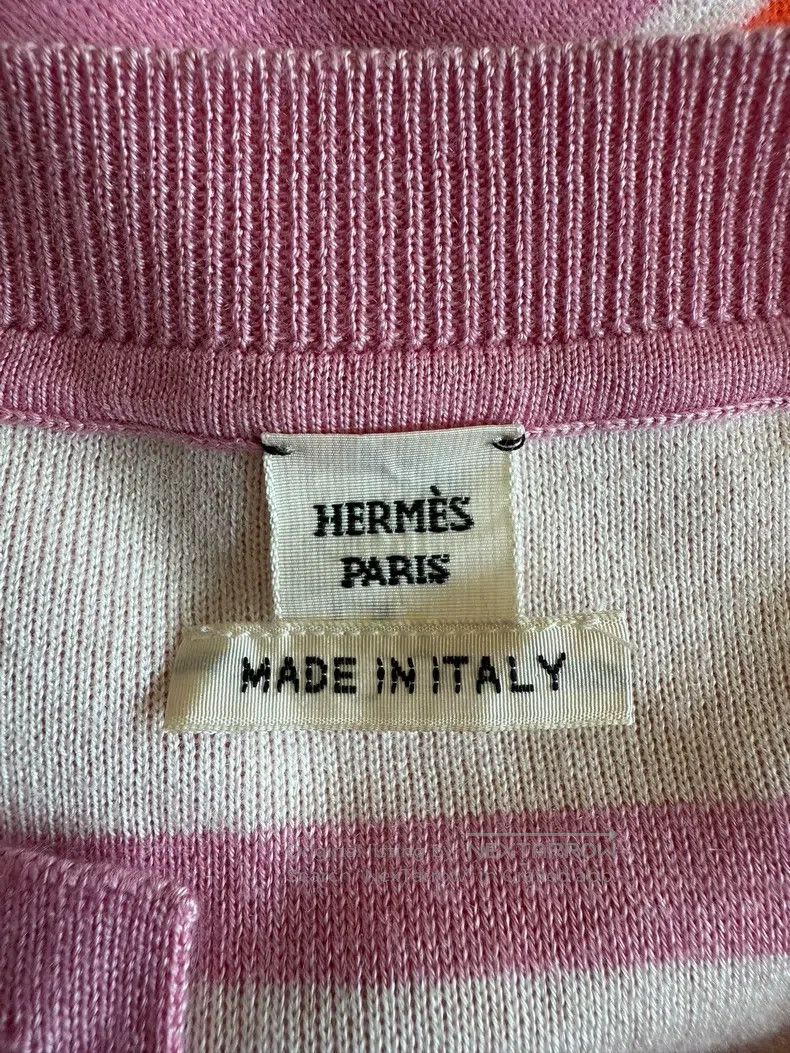 Hermes Hermes Pink knitted cardigan Size XS / US 0-2 / IT 36-38 - 4 Thumbnail