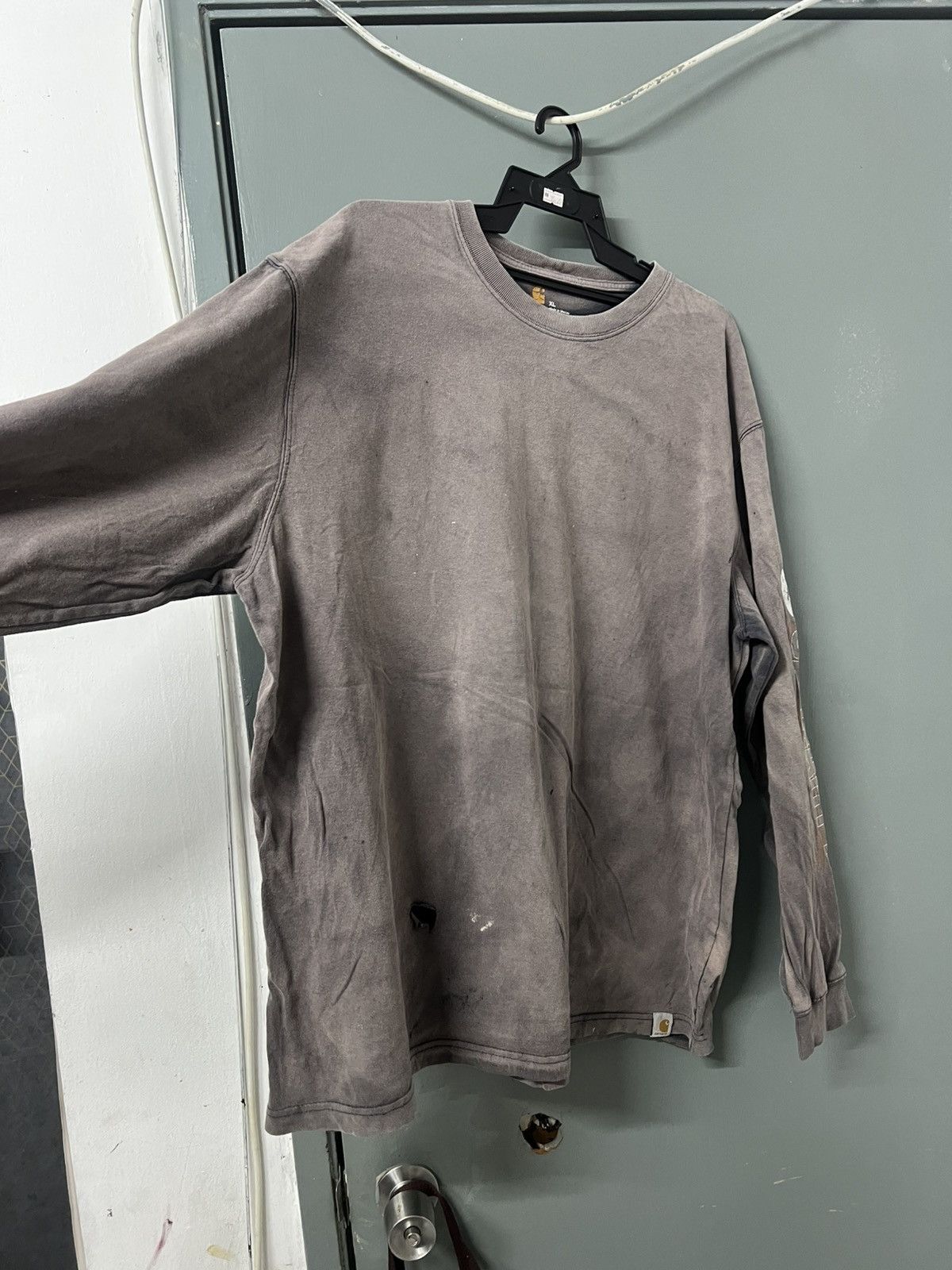 Vintage THRASHED SUN FADED LONG SLEEVES CARHARTT ERD STYLE Size US XL / EU 56 / 4 - 3 Thumbnail