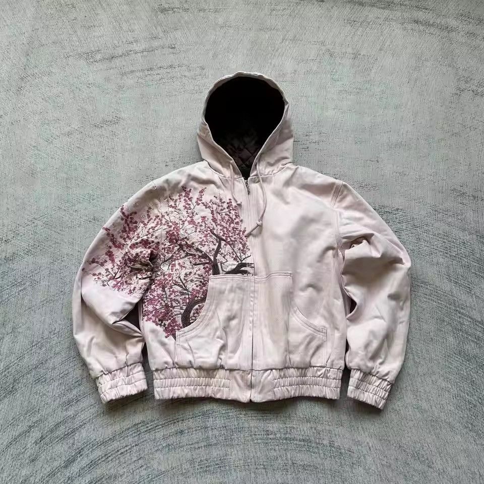 Japanese Brand Y2K Punk Tree Zip Up Hoodie Size US M / EU 48-50 / 2 - 1 Thumbnail