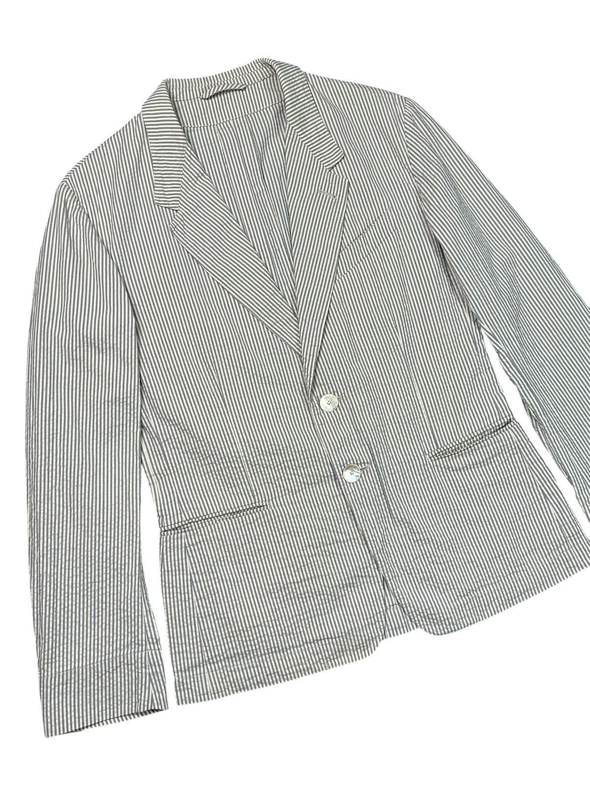 Paul Smith Paul Smith Seersucker Stripe Blazer Size 38R - 2 Thumbnail