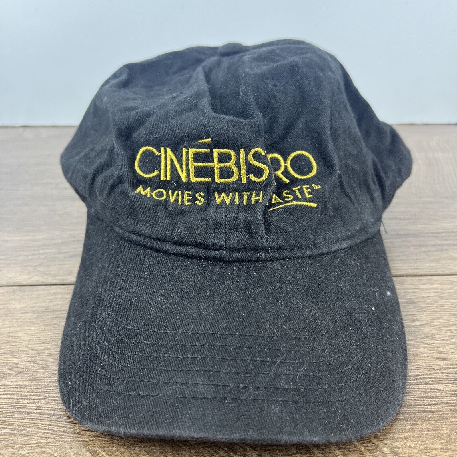 Other Cinebistro Black Hat Adjustable Adult Size Black Hat Cap Size ONE SIZE - 4 Thumbnail