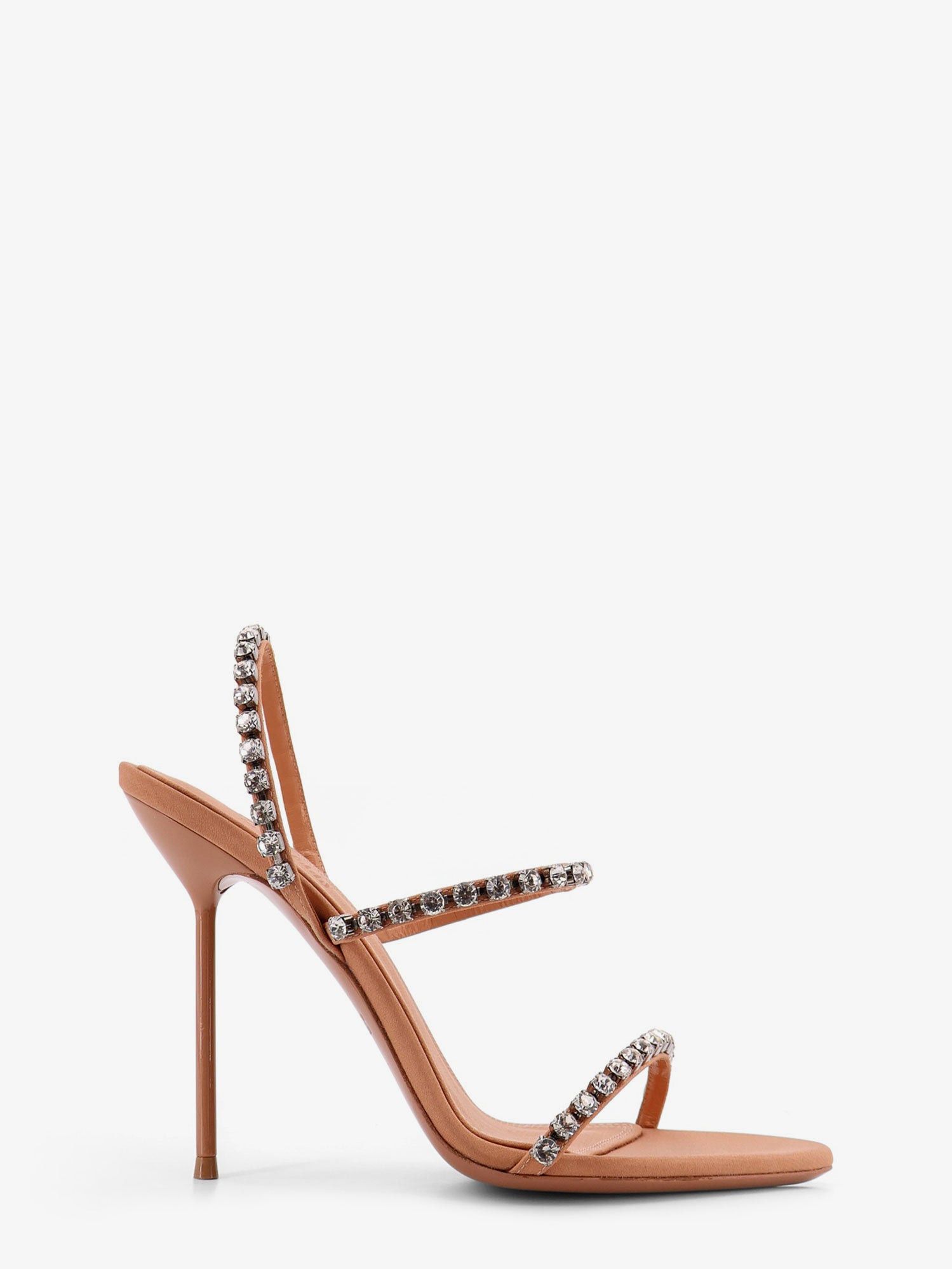 Paris Texas Lidia Satin Sandals With Crystal Detail Size US 11 / IT 41 - 1 Thumbnail