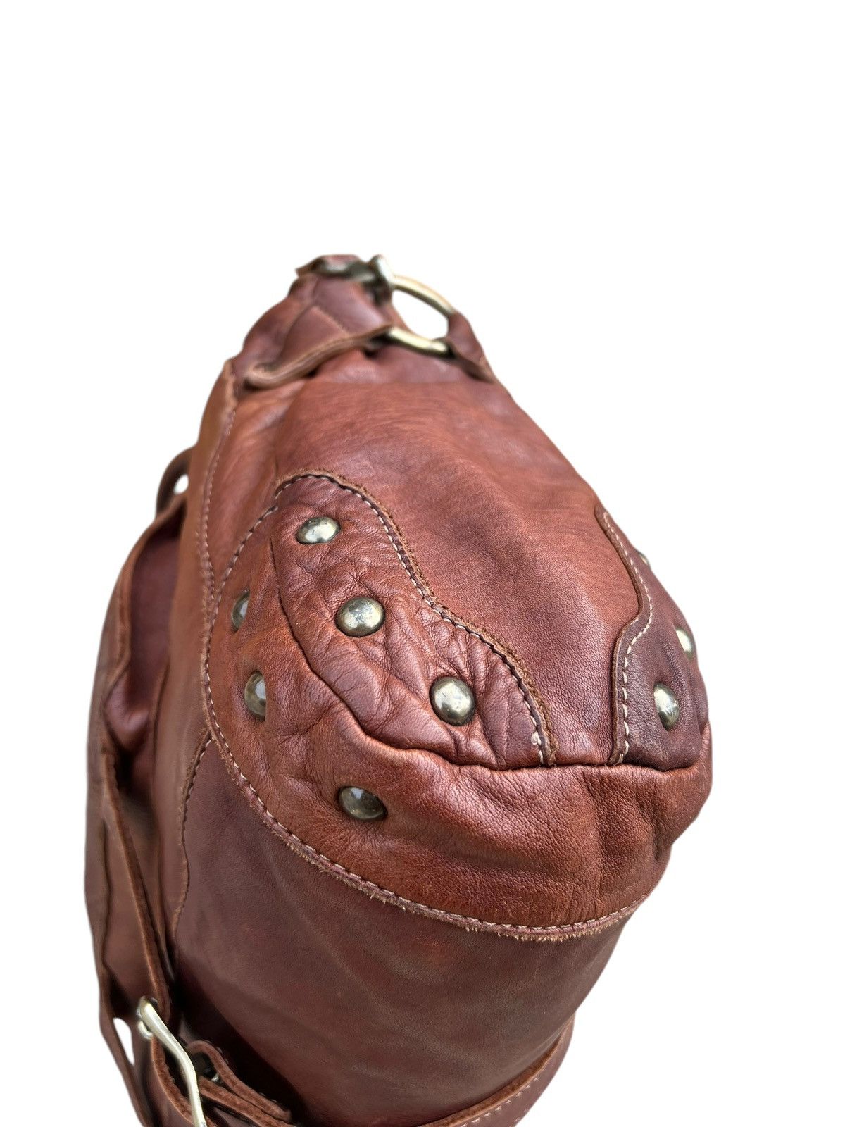Leather Regalo Tokyo Fade Jerky Patina Leather 2 Way Bag Size ONE SIZE - 17 Thumbnail