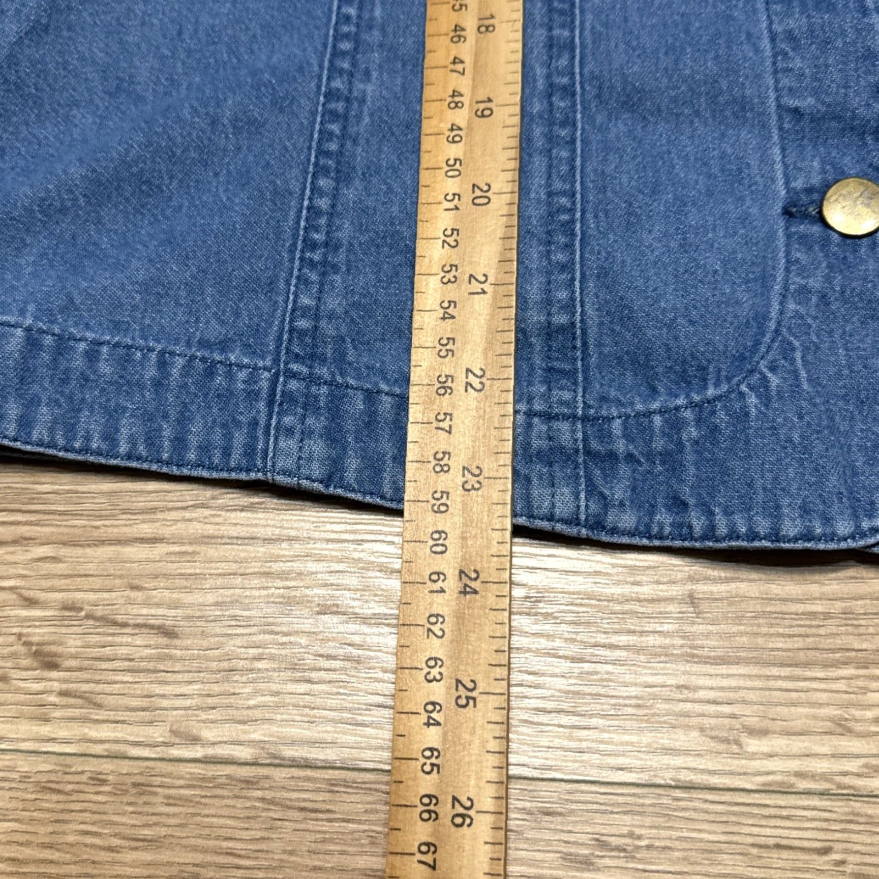 Vintage VINTAGE Longaberger Homestead Denim Jean Vest Women's Large Blue Cotton Embroidered Teddy Bear 90s Size 36" / US 14 / IT 50 - 5 Thumbnail